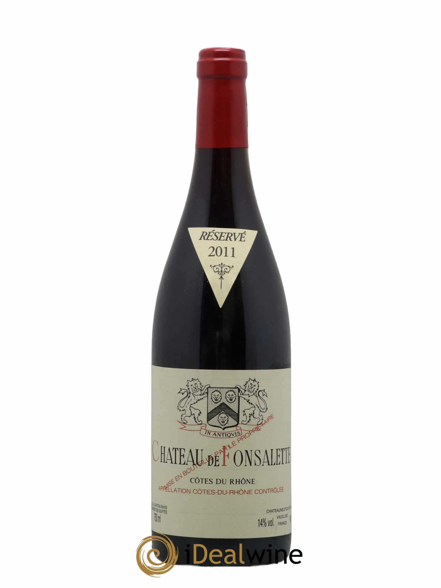 Côtes du Rhône Château de Fonsalette Emmanuel Reynaud  2011 - Lot de 1 bouteille - 0