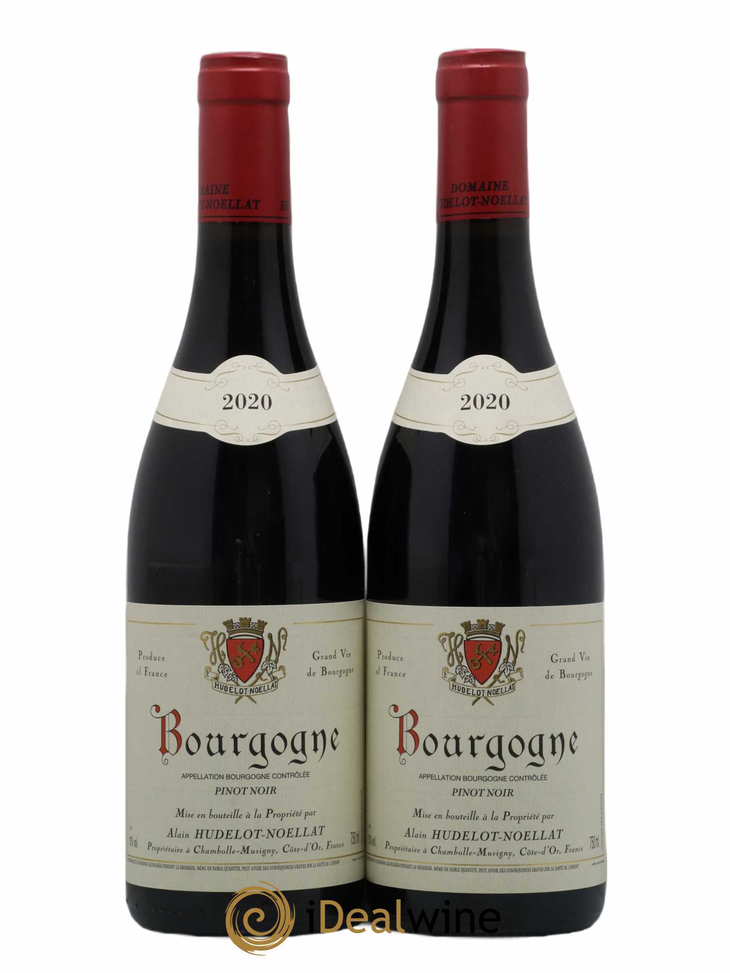 Bourgogne Hudelot Noëllat 2020 - Lot de 2 bouteilles - 0