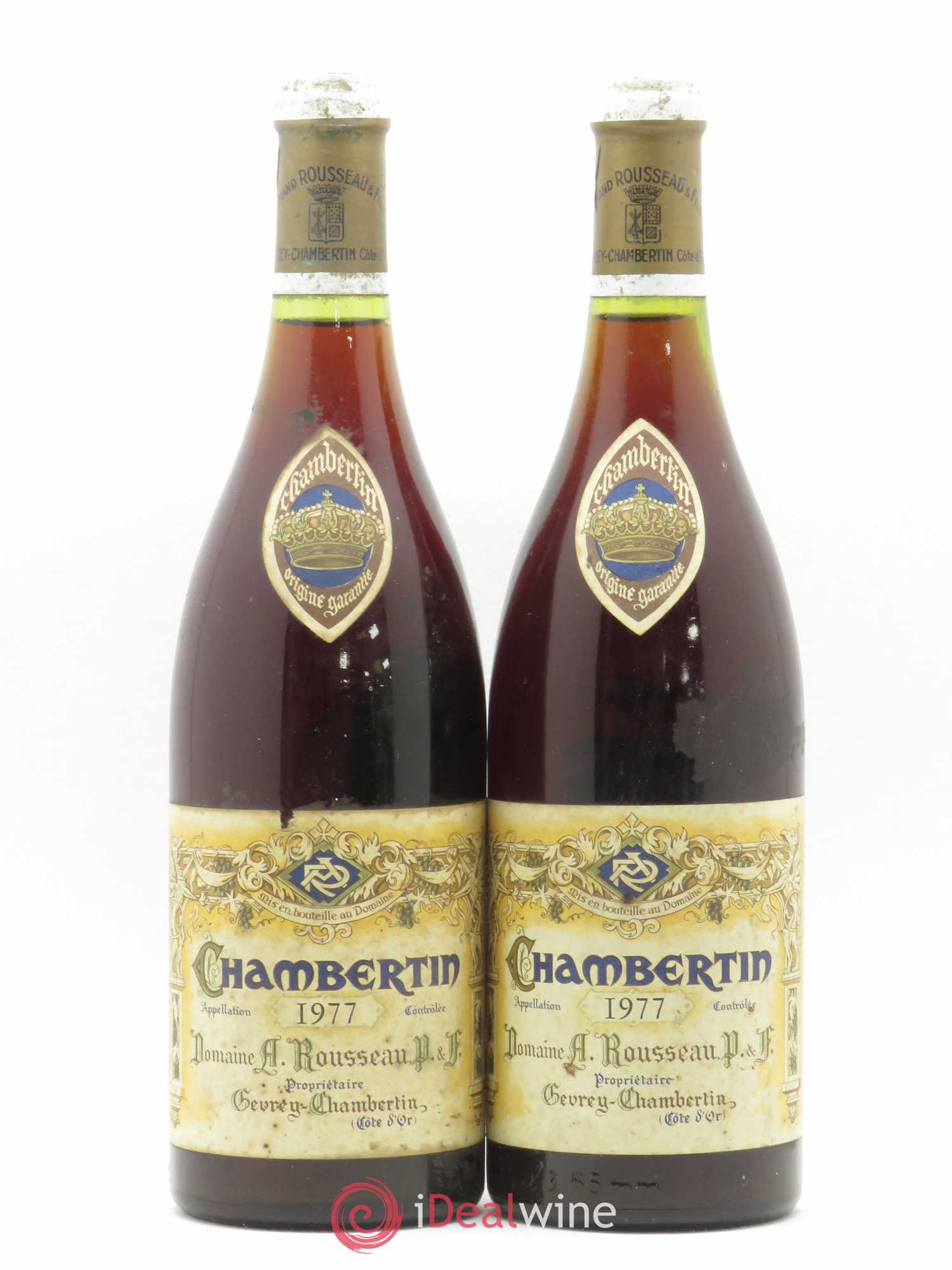 Chambertin Grand Cru Armand Rousseau (Domaine) 1977 - Lot of 2 bottles - 0