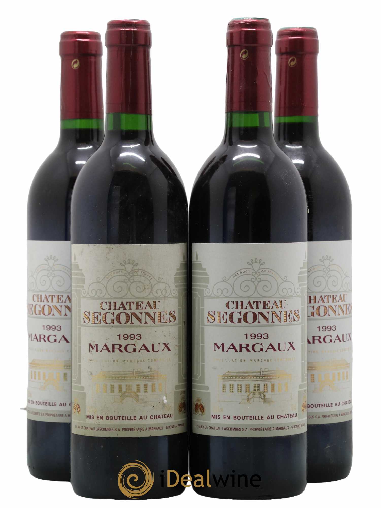 Château Segonnes 1993 - Lot de 4 bouteilles - 0