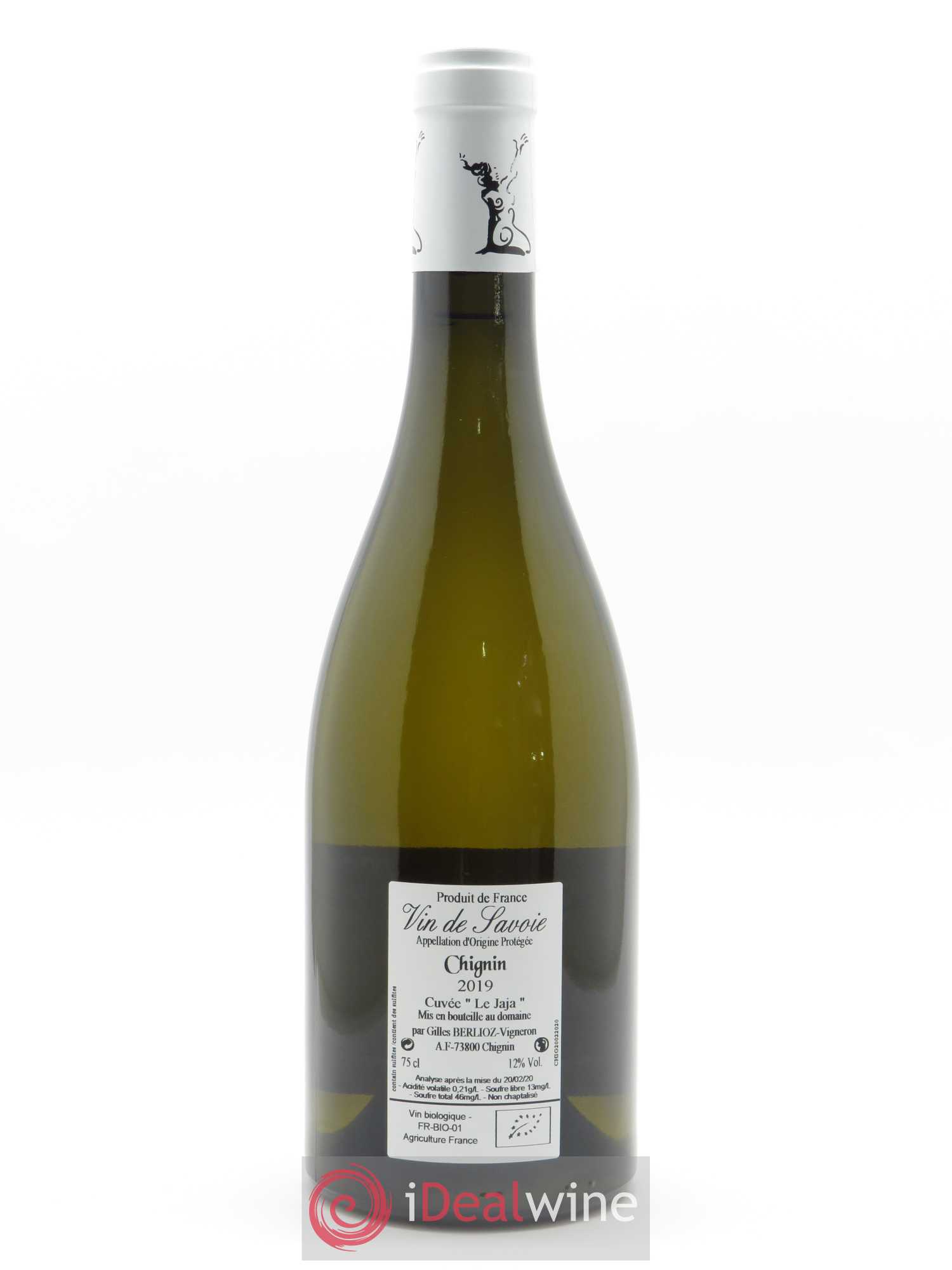 Vin de Savoie Chignin Le Jaja Gilles Berlioz  2019 - Posten von 1 Flasche - 1