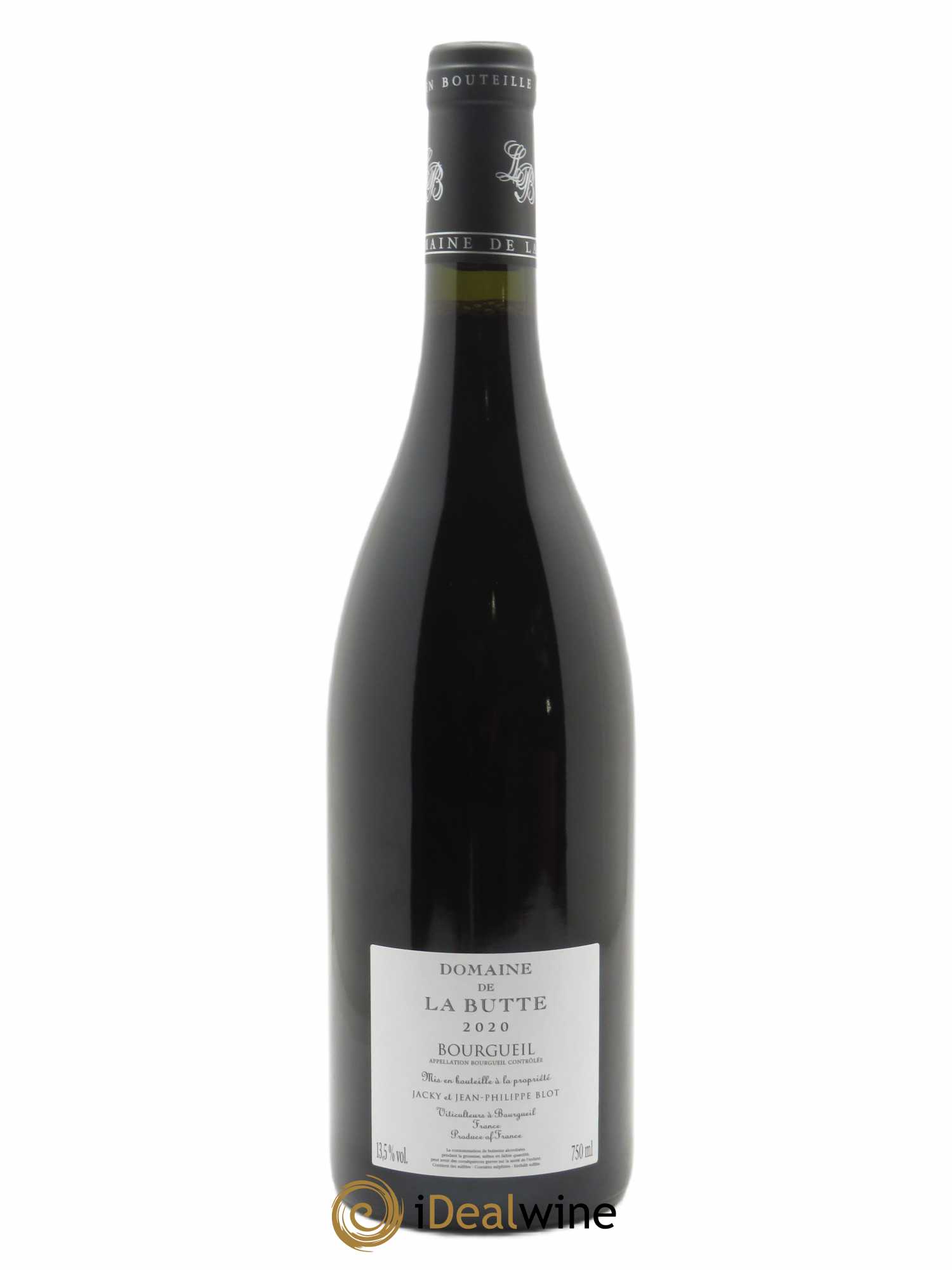 Bourgueil Le Haut de La Butte Domaine de La Butte - Jacky Blot  2020 - Lot de 1 bouteille - 1