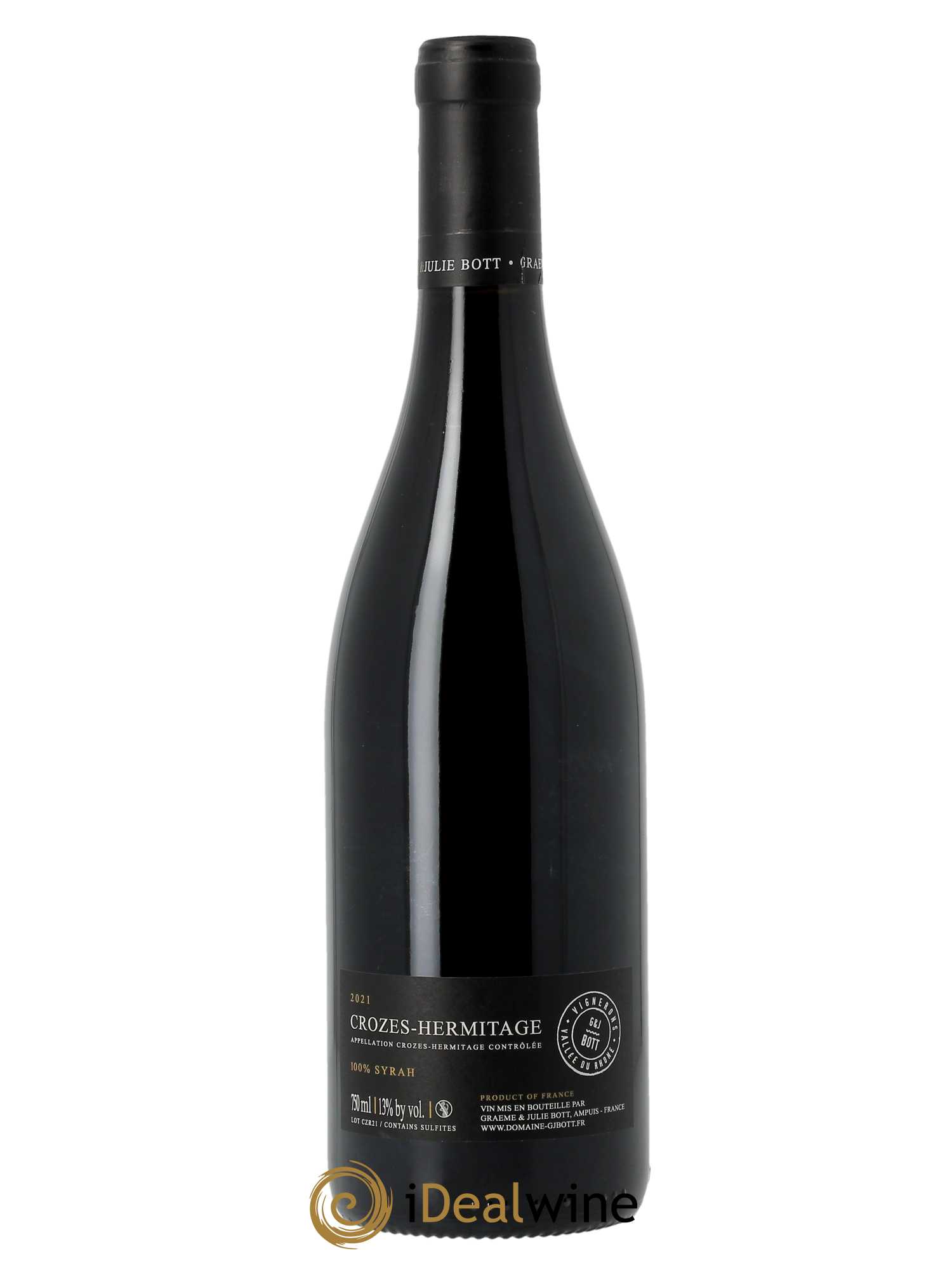 Crozes-Hermitage Graeme & Julie Bott  2021 - Posten von 1 Flasche - 1