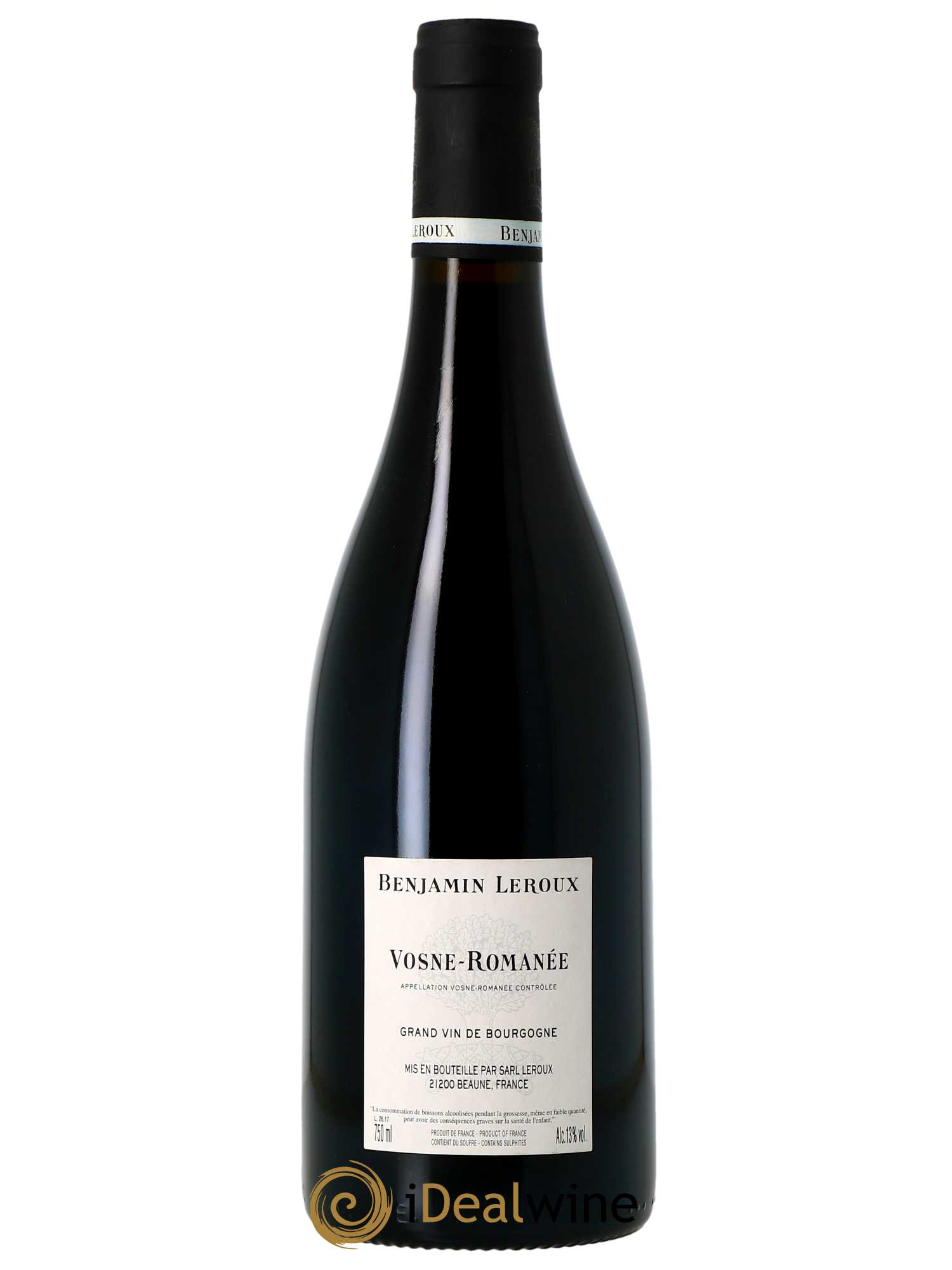 Vosne-Romanée Benjamin Leroux  2017 - Posten von 1 Flasche - 1