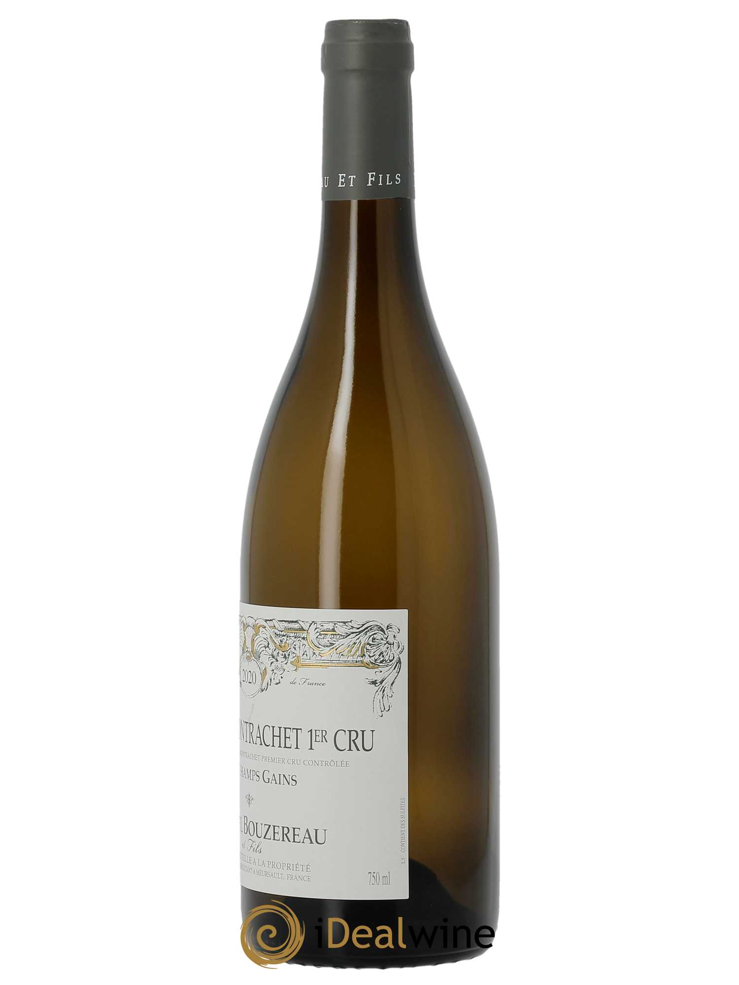 Puligny-Montrachet 1er Cru Les Champs Gains Michel Bouzereau et Fils (Domaine)  2020 - Lot de 1 bouteille - 1