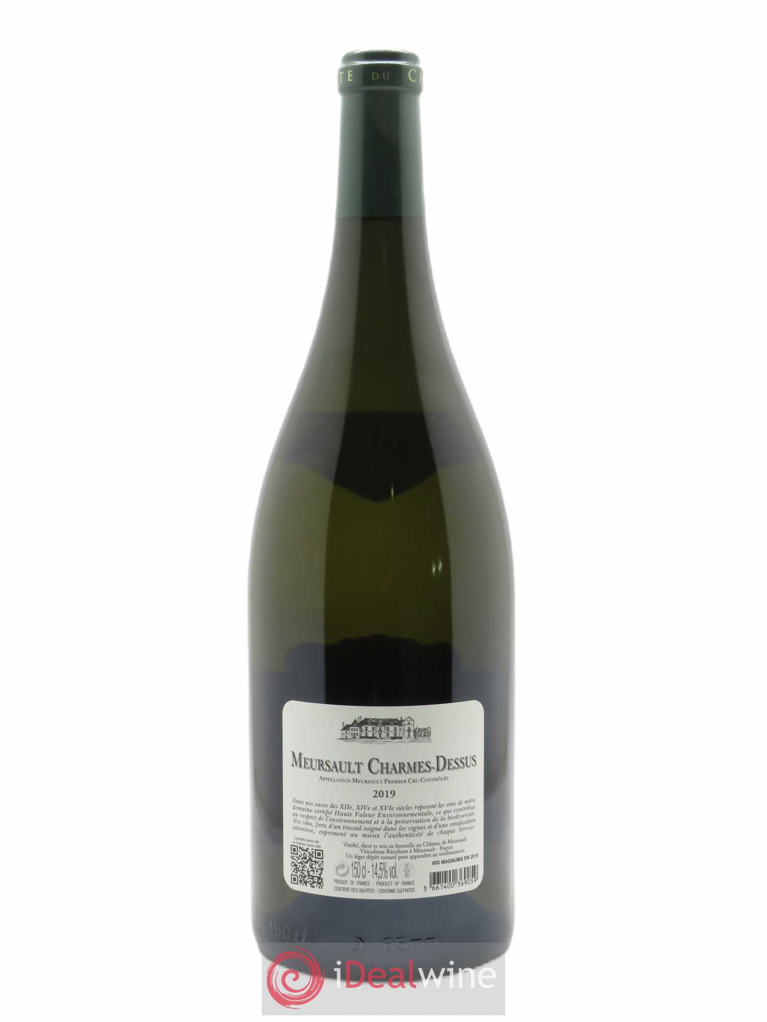 Meursault 1er Cru Les Charmes Dessus Château de Meursault 2019 - Lot de 1 magnum - 1