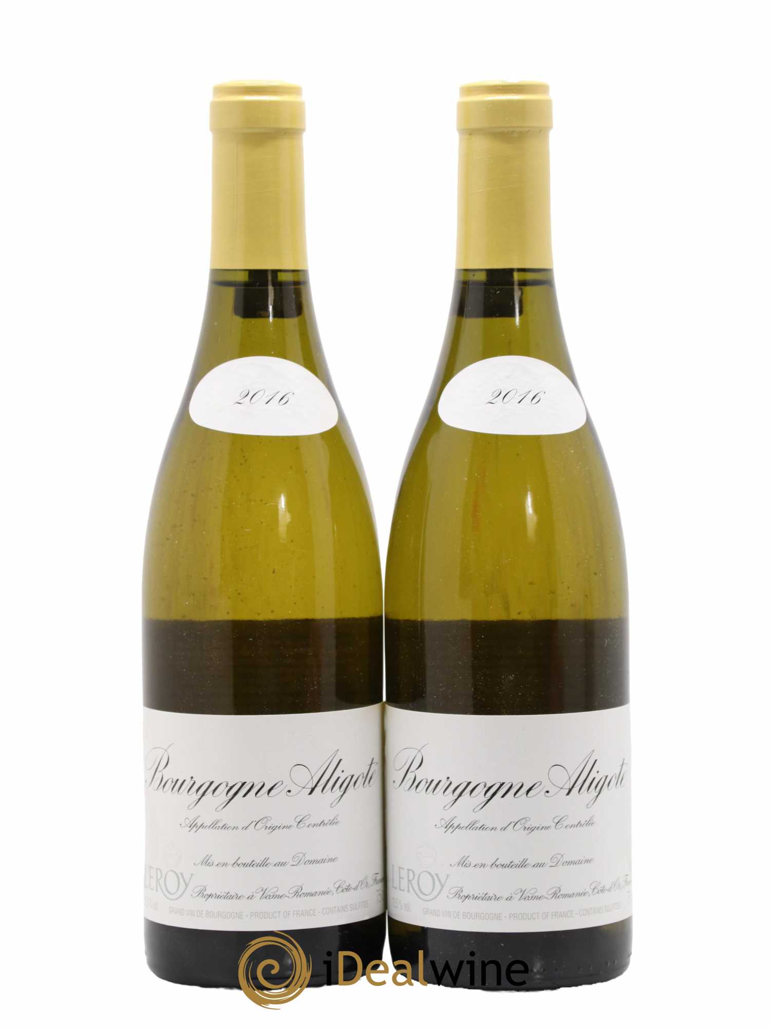 Bourgogne Aligoté Leroy (Domaine) 2016 - Lot de 2 bouteilles - 0