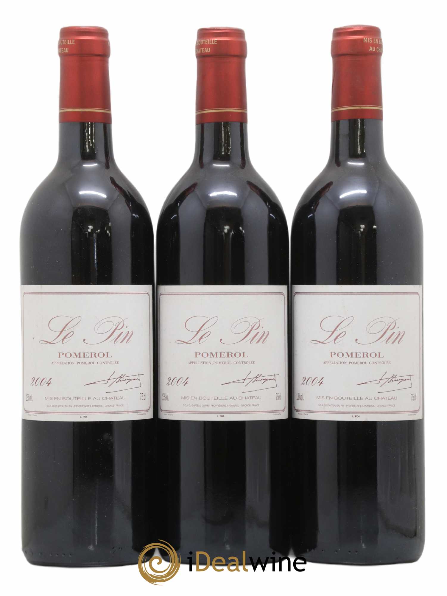 Château Le Pin 2004 - Lot of 3 bottles - 0