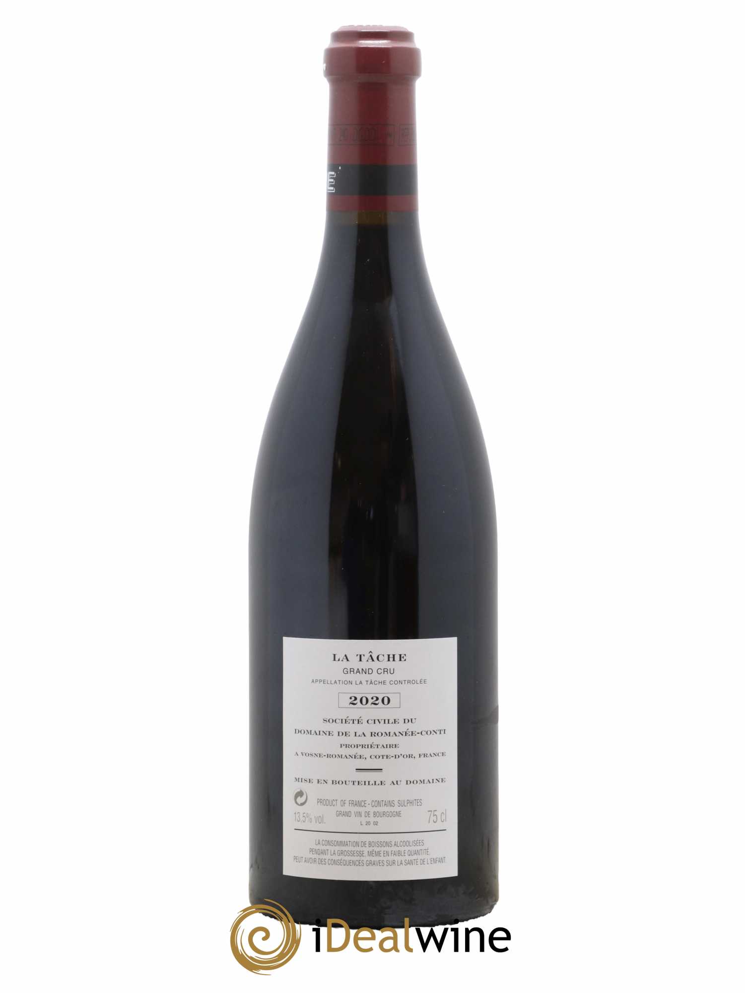 La Tâche Grand Cru Domaine de la Romanée-Conti 2020 - Lot de 1 bouteille - 1