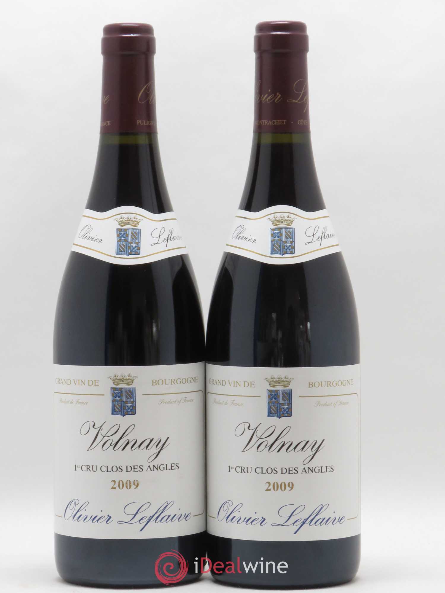 Volnay 1er Cru Clos des Angles Olivier Leflaive 2009 - Lot de 2 bouteilles - 0