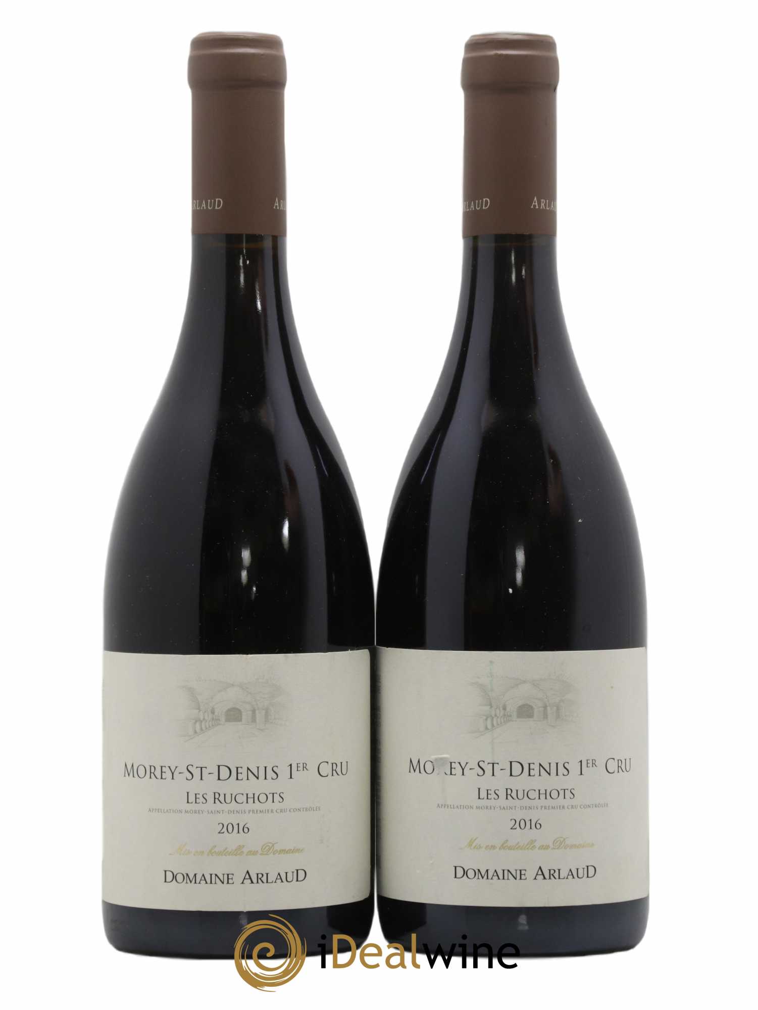 Morey Saint-Denis 1er Cru Les Ruchots Arlaud 2016 - Lot de 2 bouteilles - 0