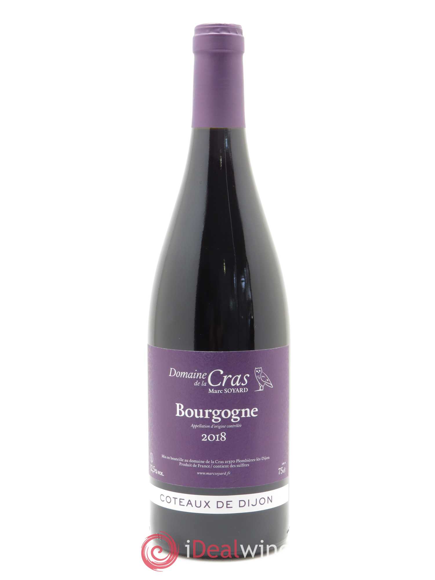 Bourgogne Domaine de la Cras - Marc Soyard 2018 - Lot de 1 bouteille - 0