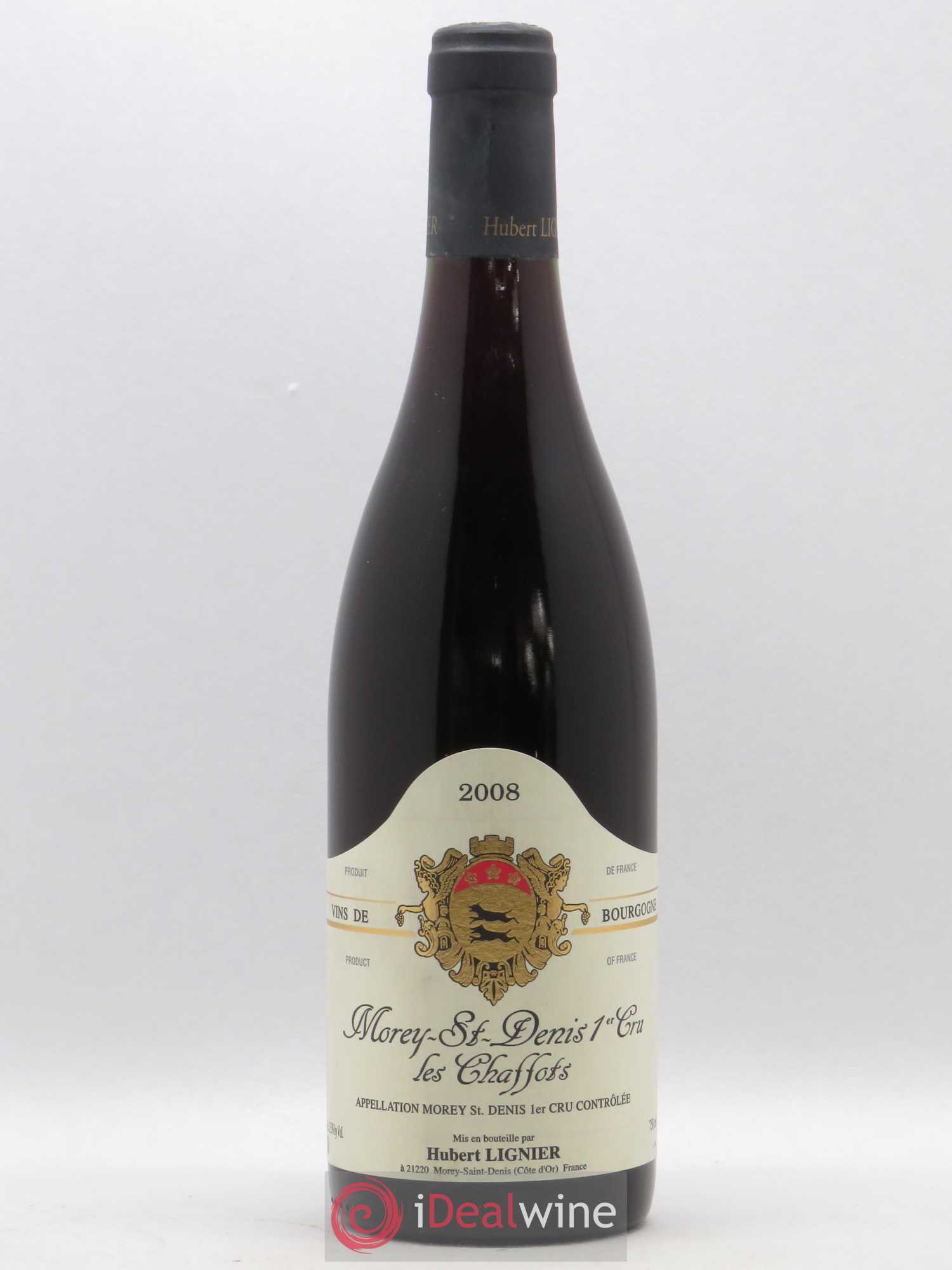 Morey Saint-Denis 1er Cru Les Chaffots Hubert Lignier (Domaine) 2008 - Lot de 1 bouteille - 0