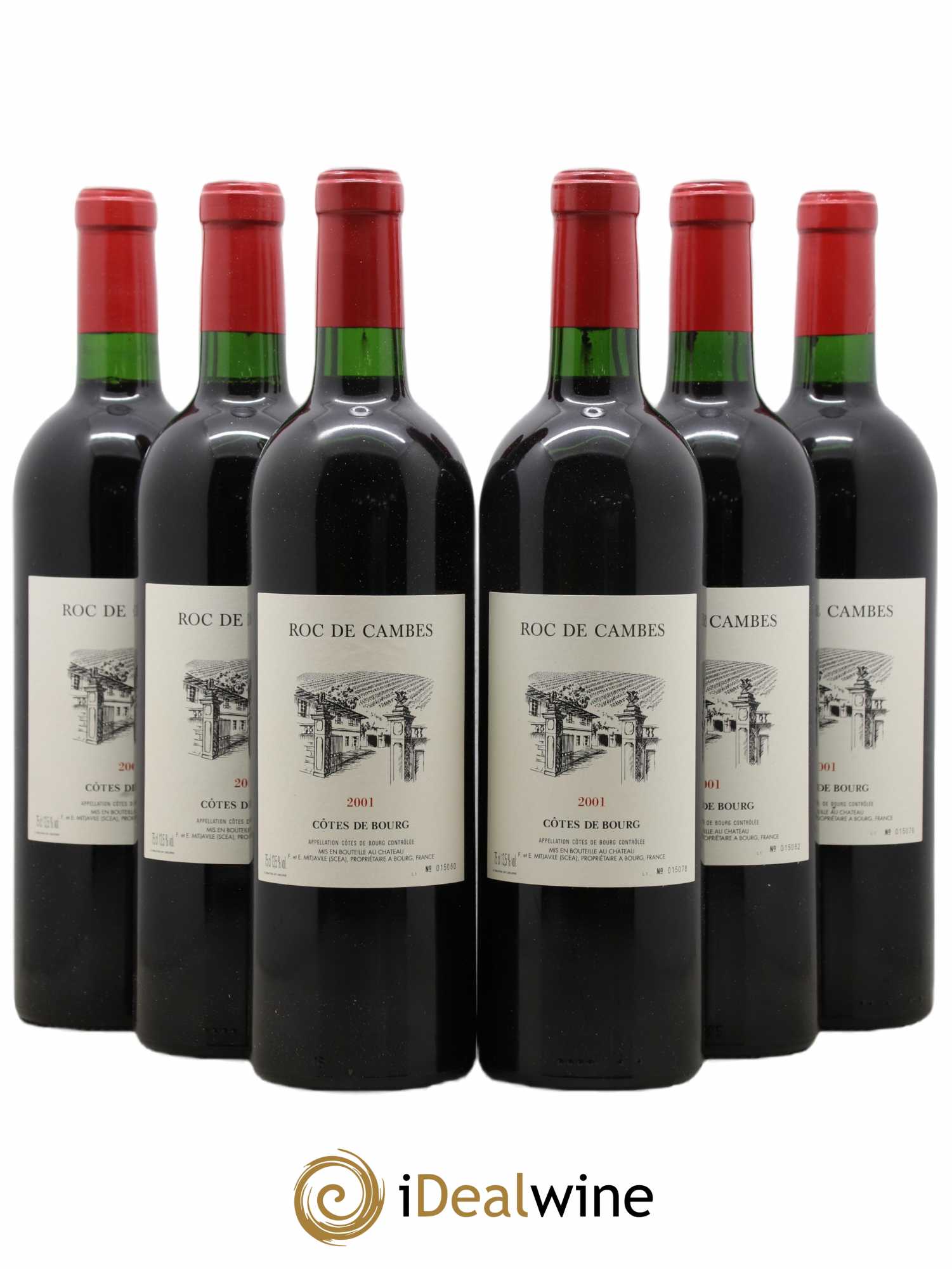 Roc de Cambes 2001 - Lot de 6 bouteilles - 0