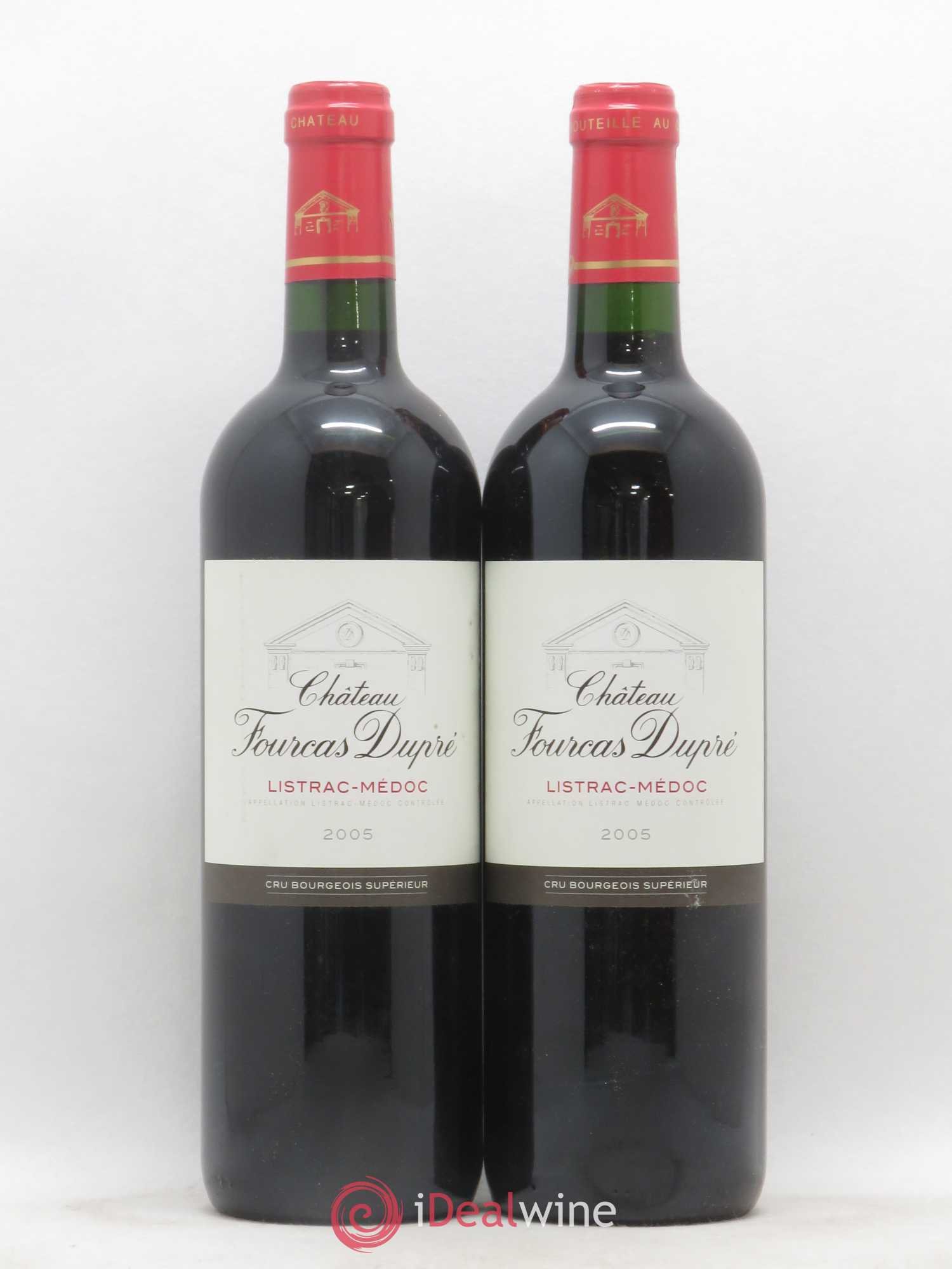 Château Fourcas Dupré  (senza prezzo di riserva) 2005 - Lotto di 2 bottiglie - 0