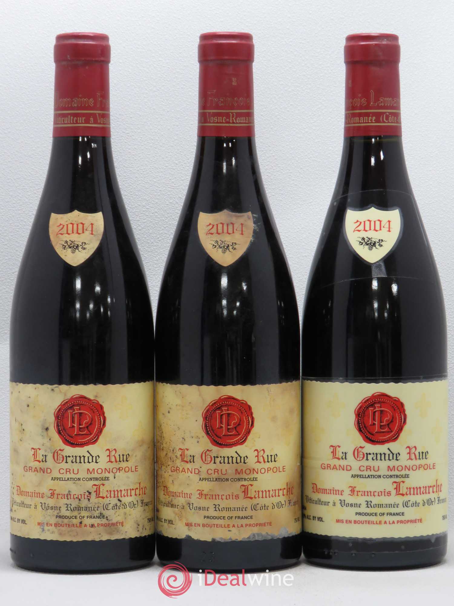 La Grande Rue Grand Cru Lamarche (Domaine) 2004 - Lot de 3 bouteilles - 0