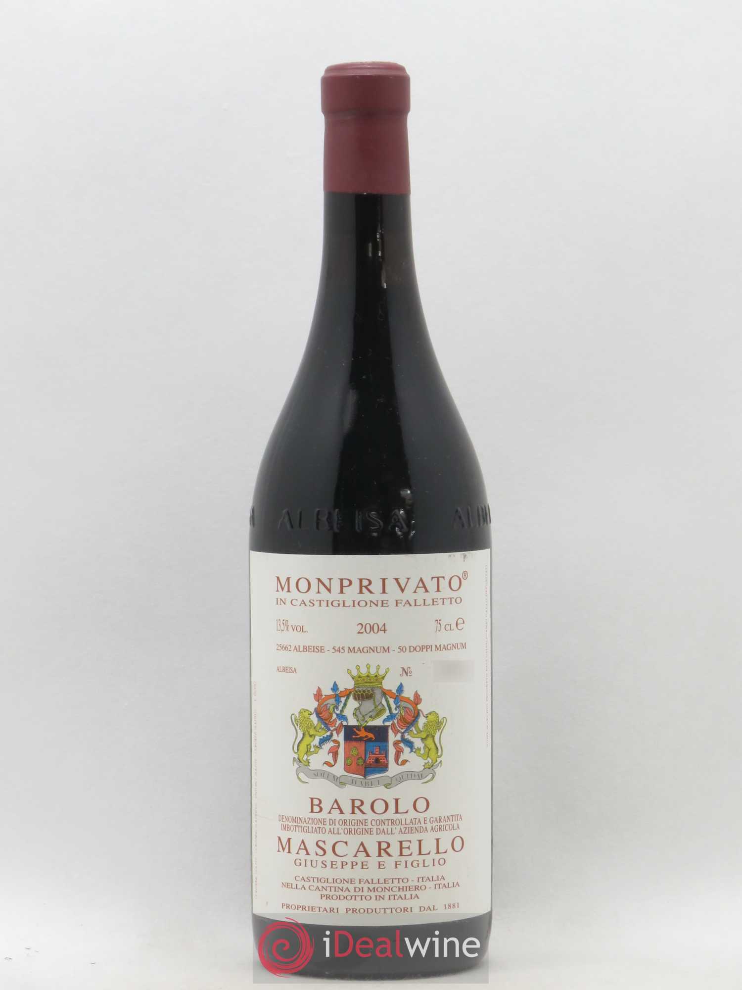 Barolo DOCG Monprivato Giuseppe Mascarello 2004 - Lot of 1 bottle - 0