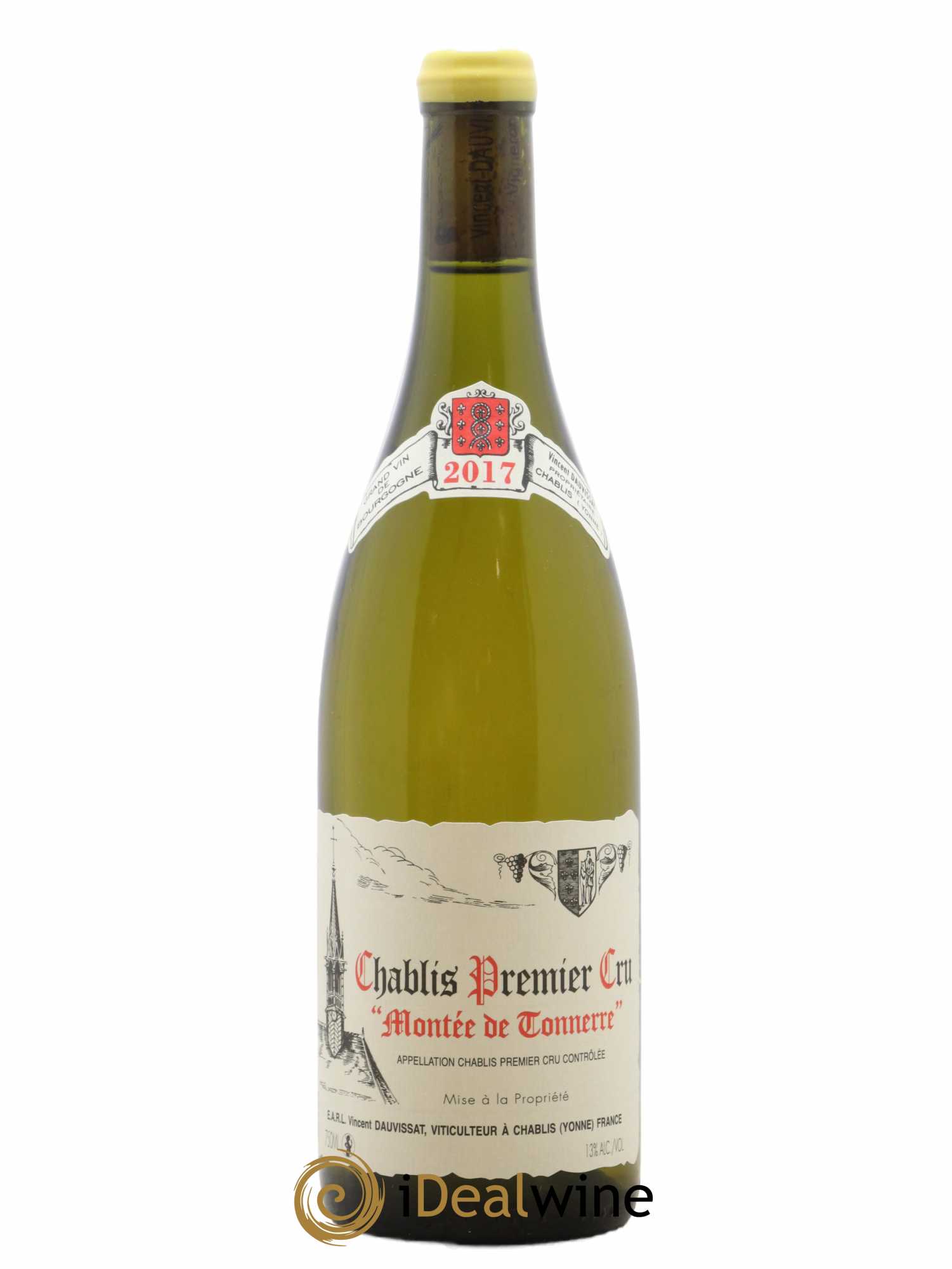 Chablis 1er Cru Montée de Tonnerre Vincent Dauvissat (Domaine) 2017 - Lot of 1 bottle - 0