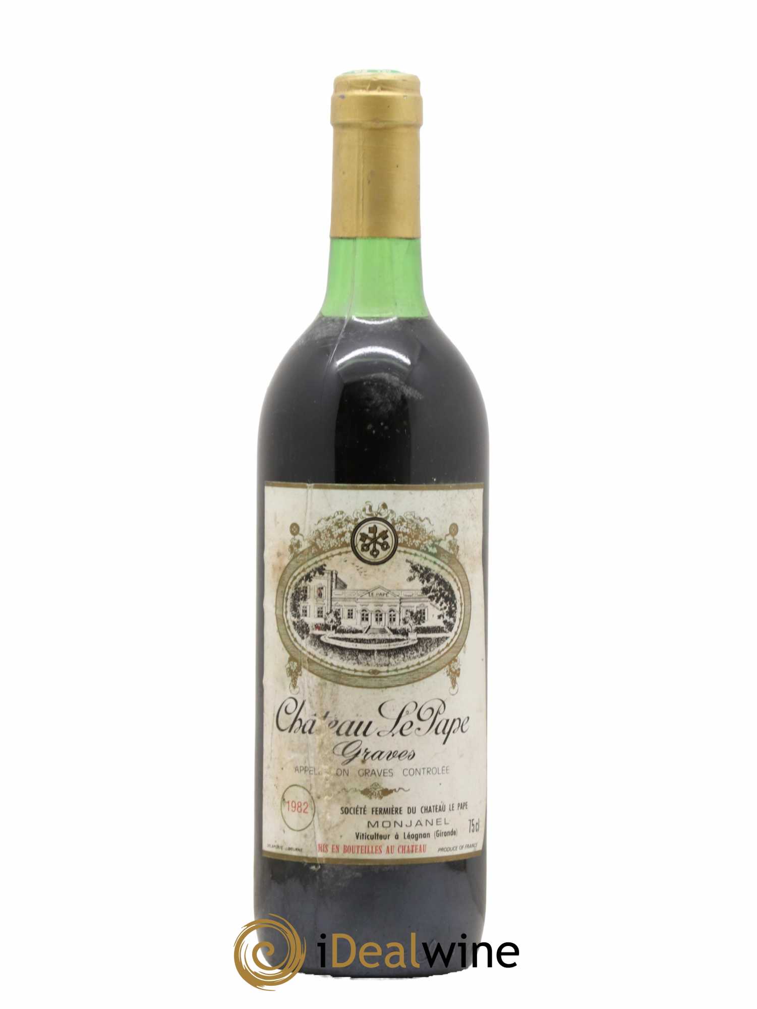 Graves Château Le Pape 1982 - Lot de 1 bouteille - 0