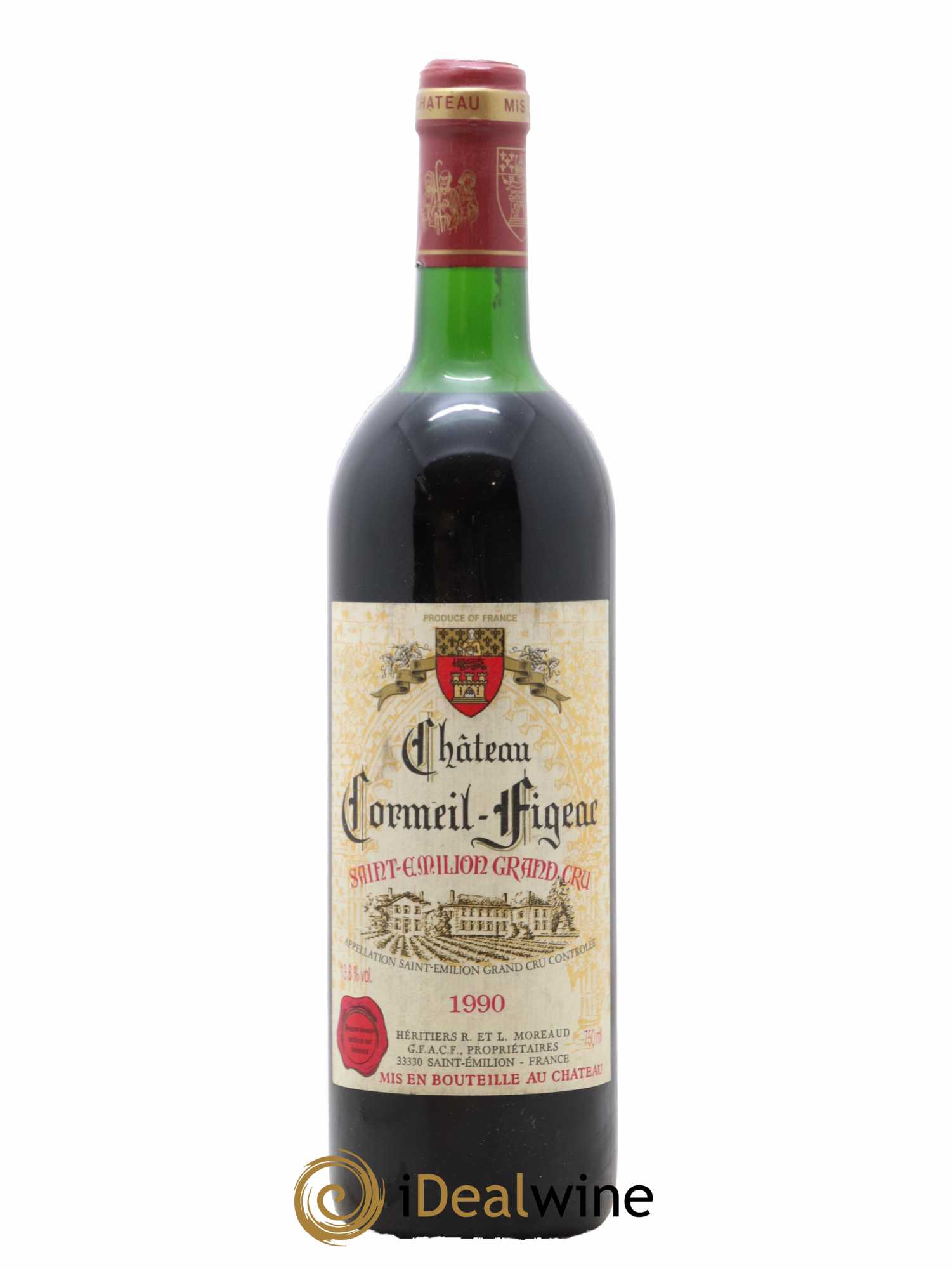 Château Cormeil Figeac 1990 - Lot of 1 bottle - 0