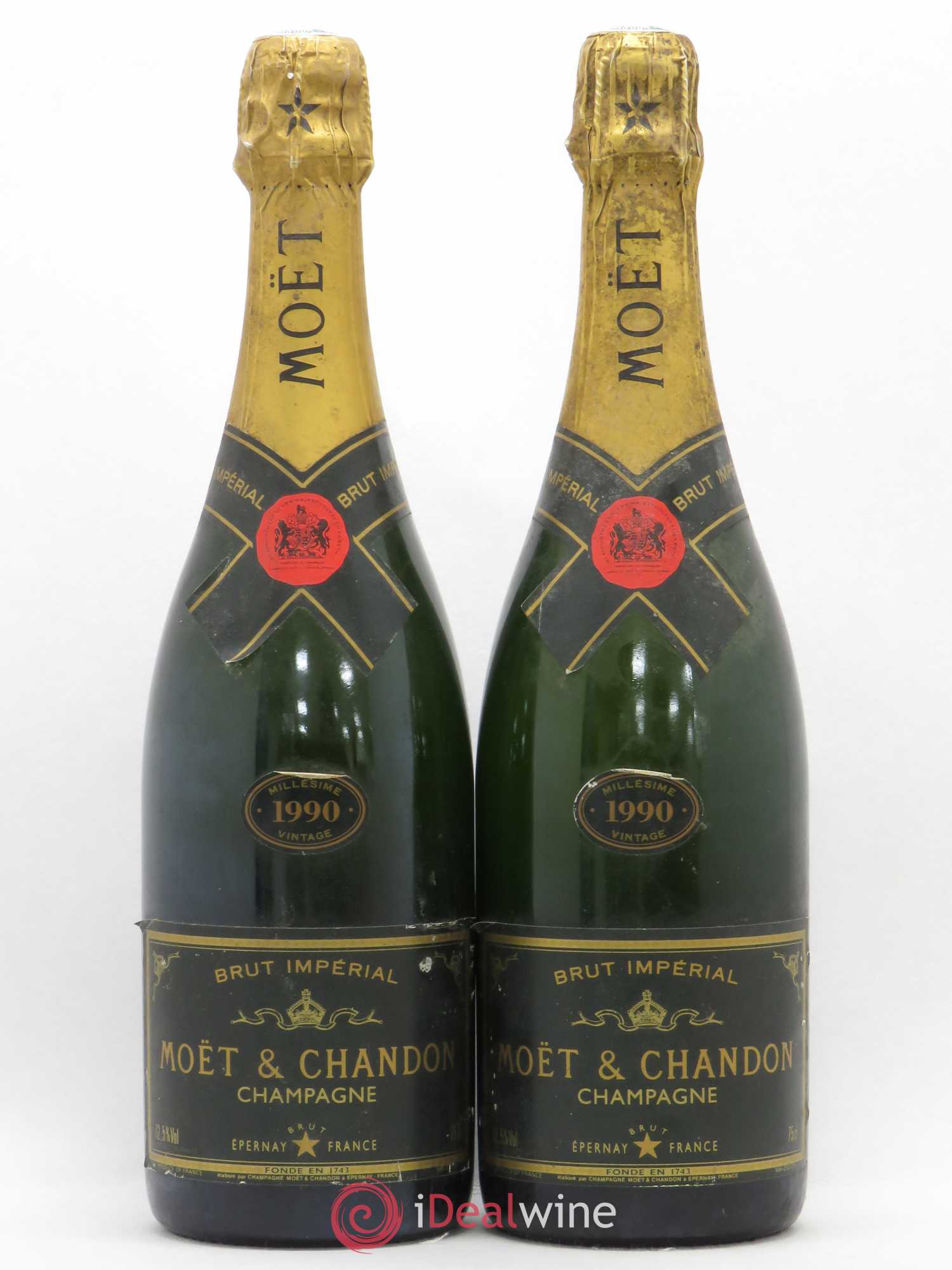 Grand Vintage Moët et Chandon 1990 - Lot of 2 bottles - 0