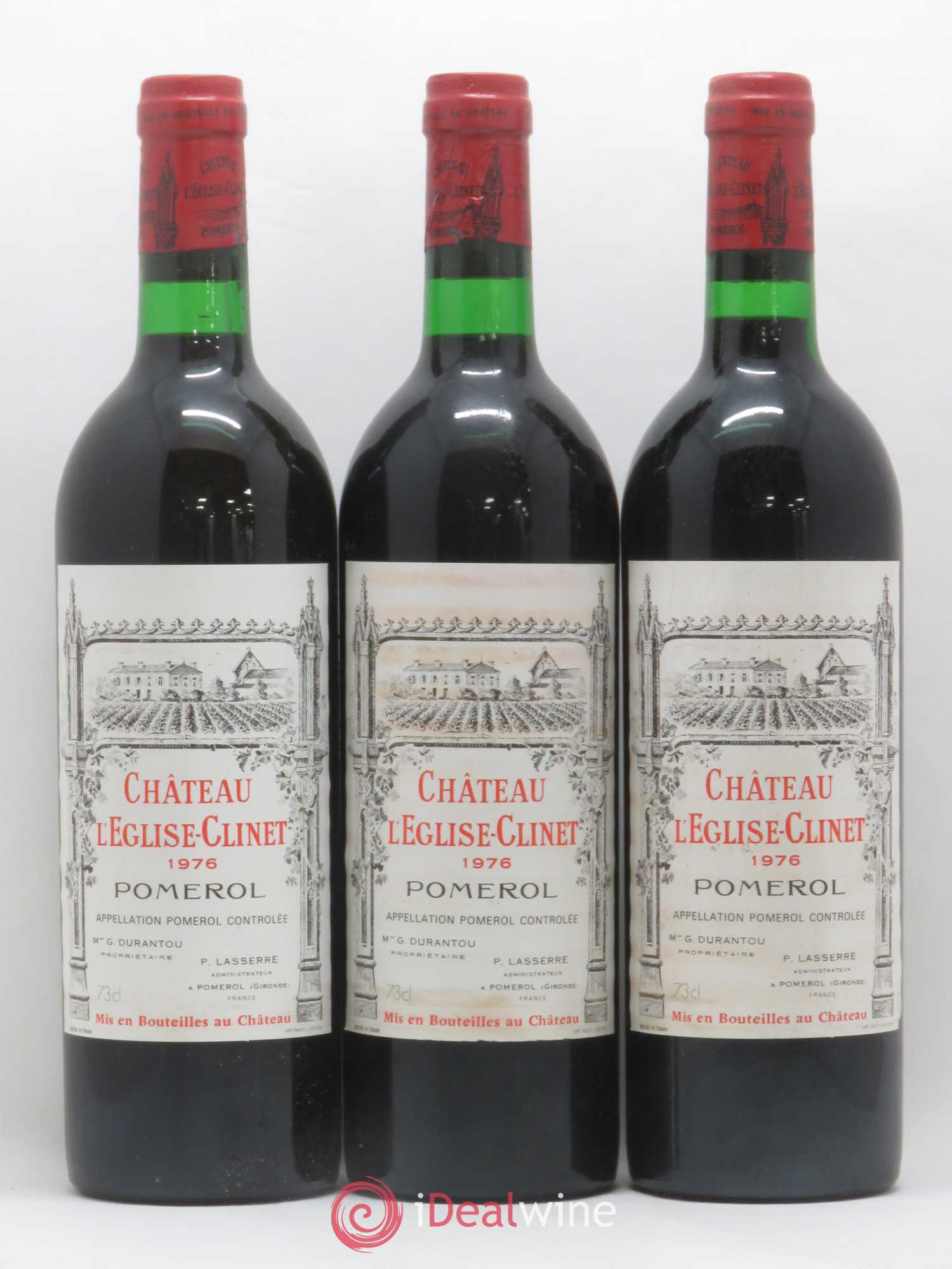 Château l' Église Clinet 1976 - Lot of 12 bottles - 3