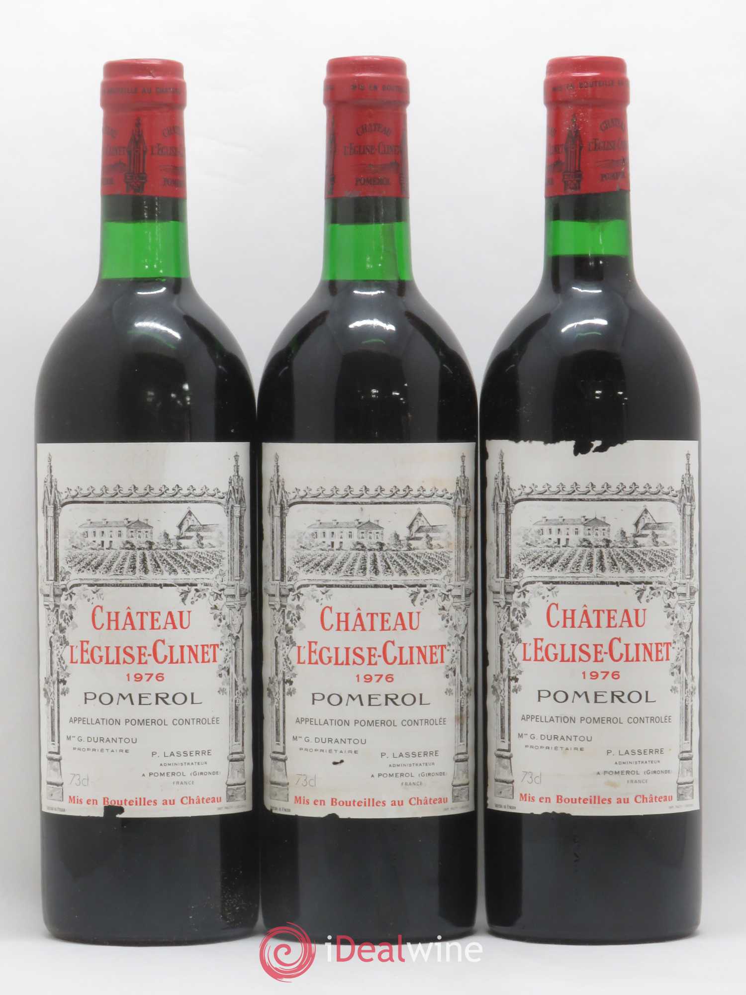 Château l' Église Clinet 1976 - Lot of 12 bottles - 4