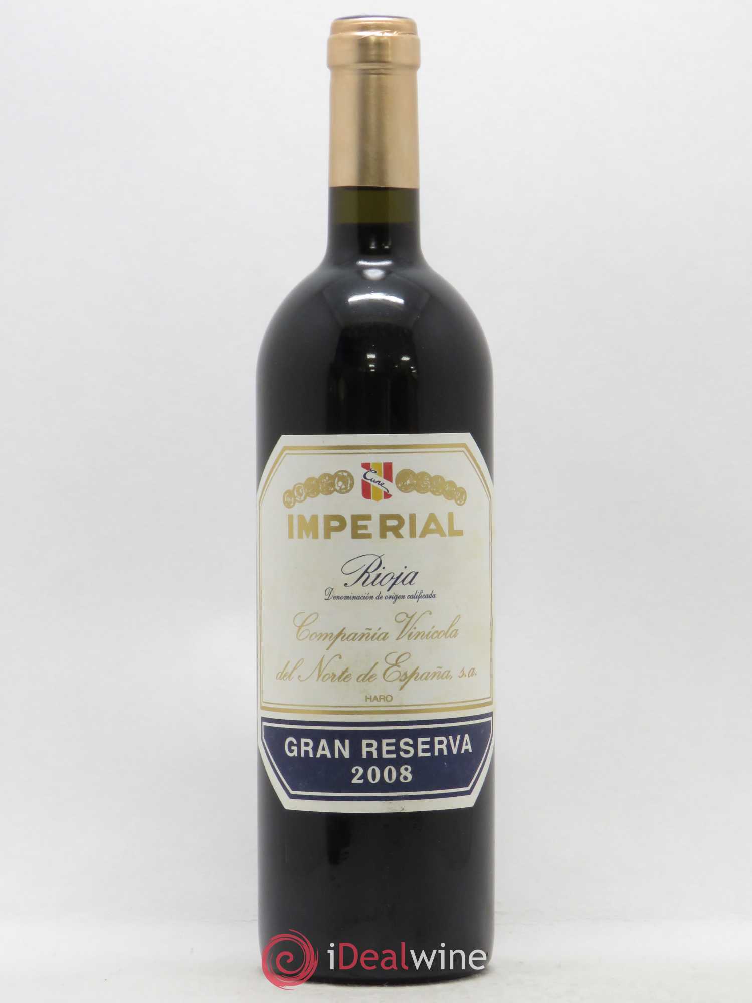 Rioja DOCA Imperial cvne Gran Reserva 2008 - Lot de 1 bouteille - 0