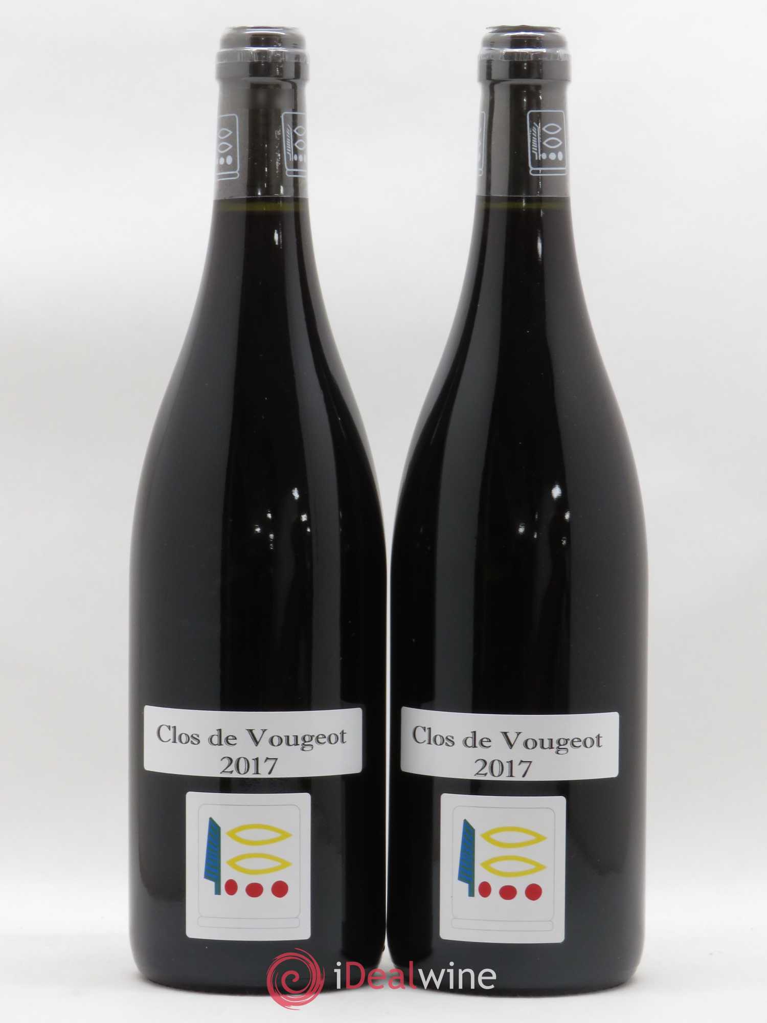 Clos de Vougeot Grand Cru Prieuré Roch 2017 - Lot of 2 bottles - 0