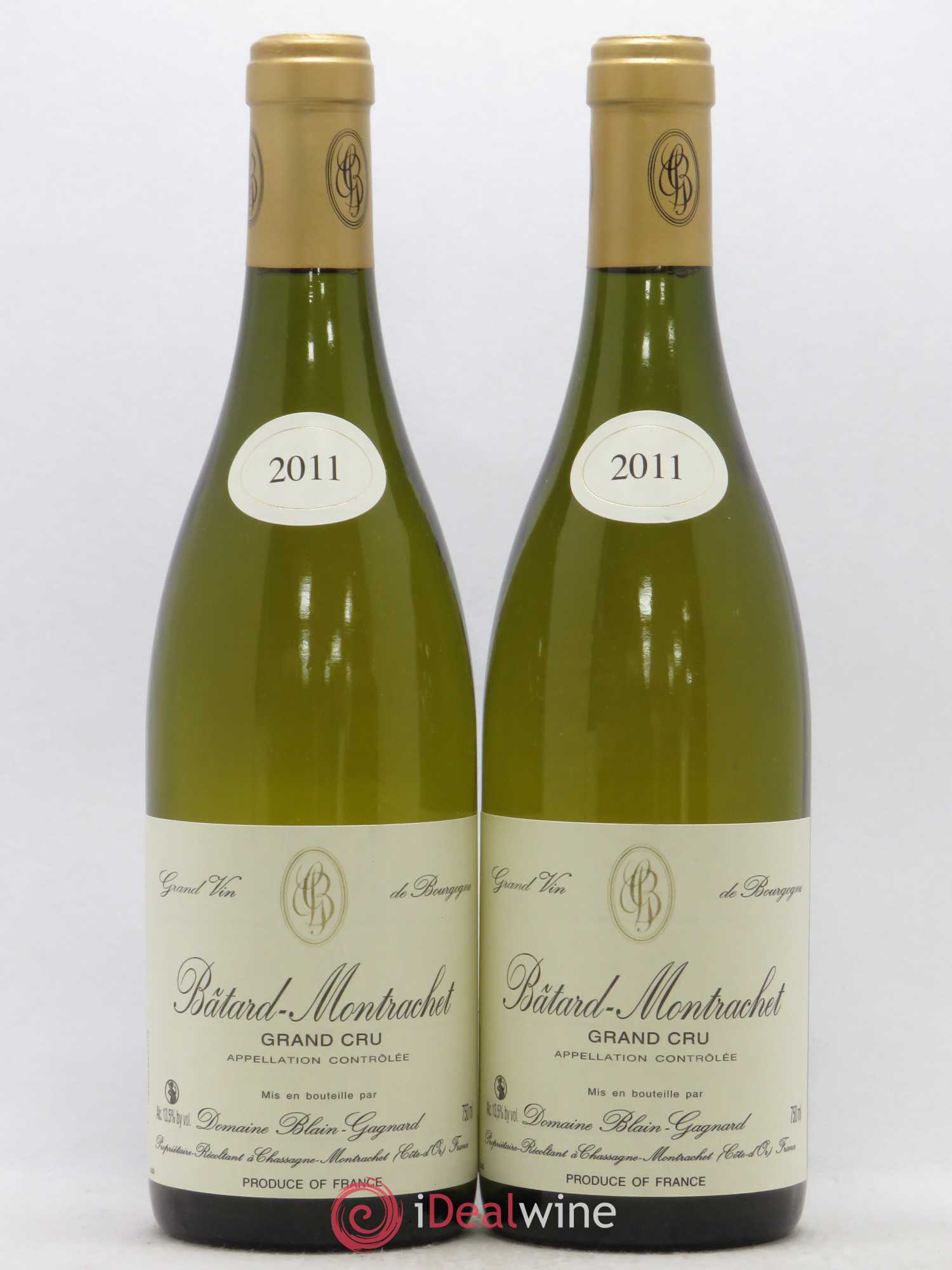 Bâtard-Montrachet Grand Cru Blain-Gagnard (Domaine) 2011 - Lot de 2 bouteilles - 0