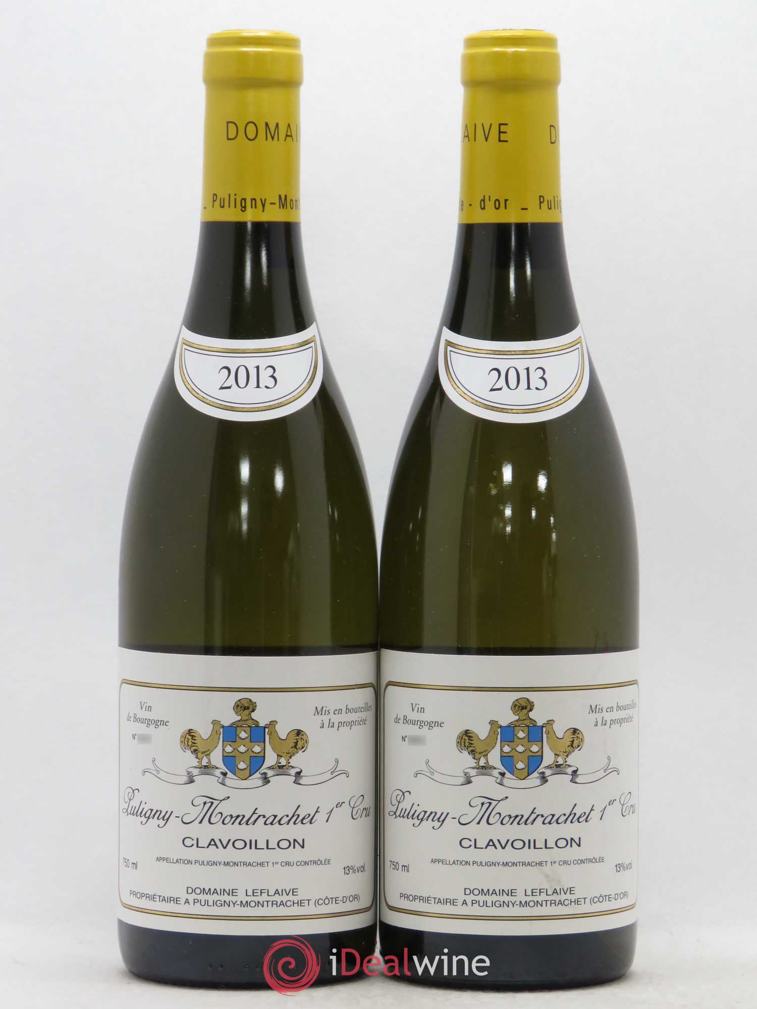 Puligny-Montrachet 1er Cru Clavoillon Leflaive (Domaine) 2013 - Lot of 2 bottles - 0