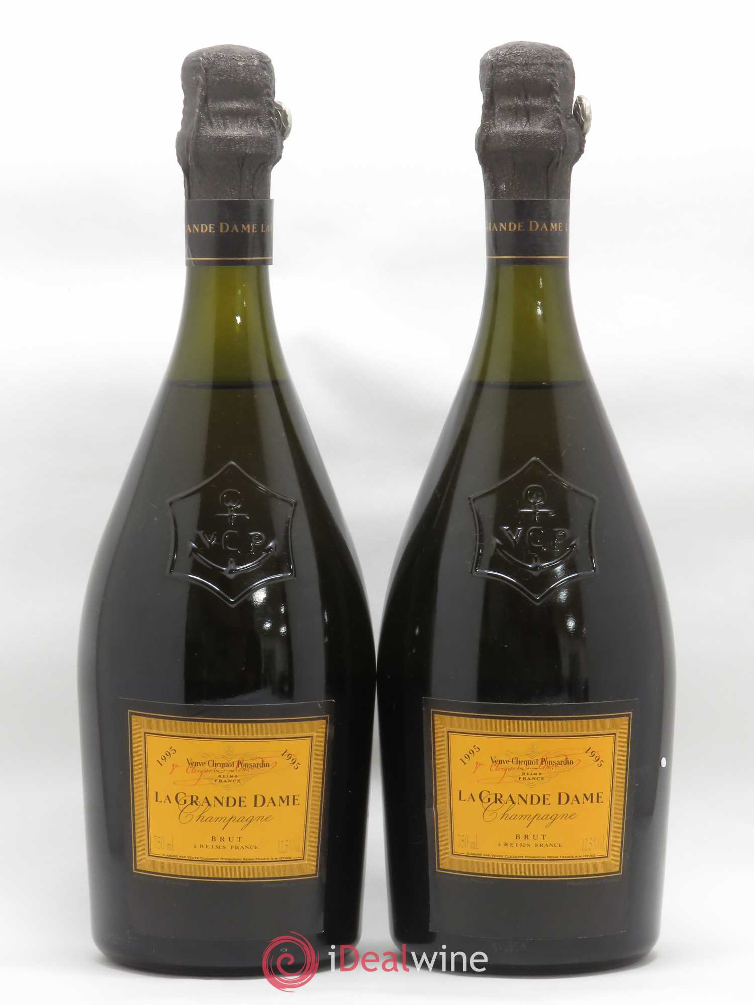 La Grande Dame Veuve Clicquot Ponsardin 1995 - Lot de 2 bouteilles - 0