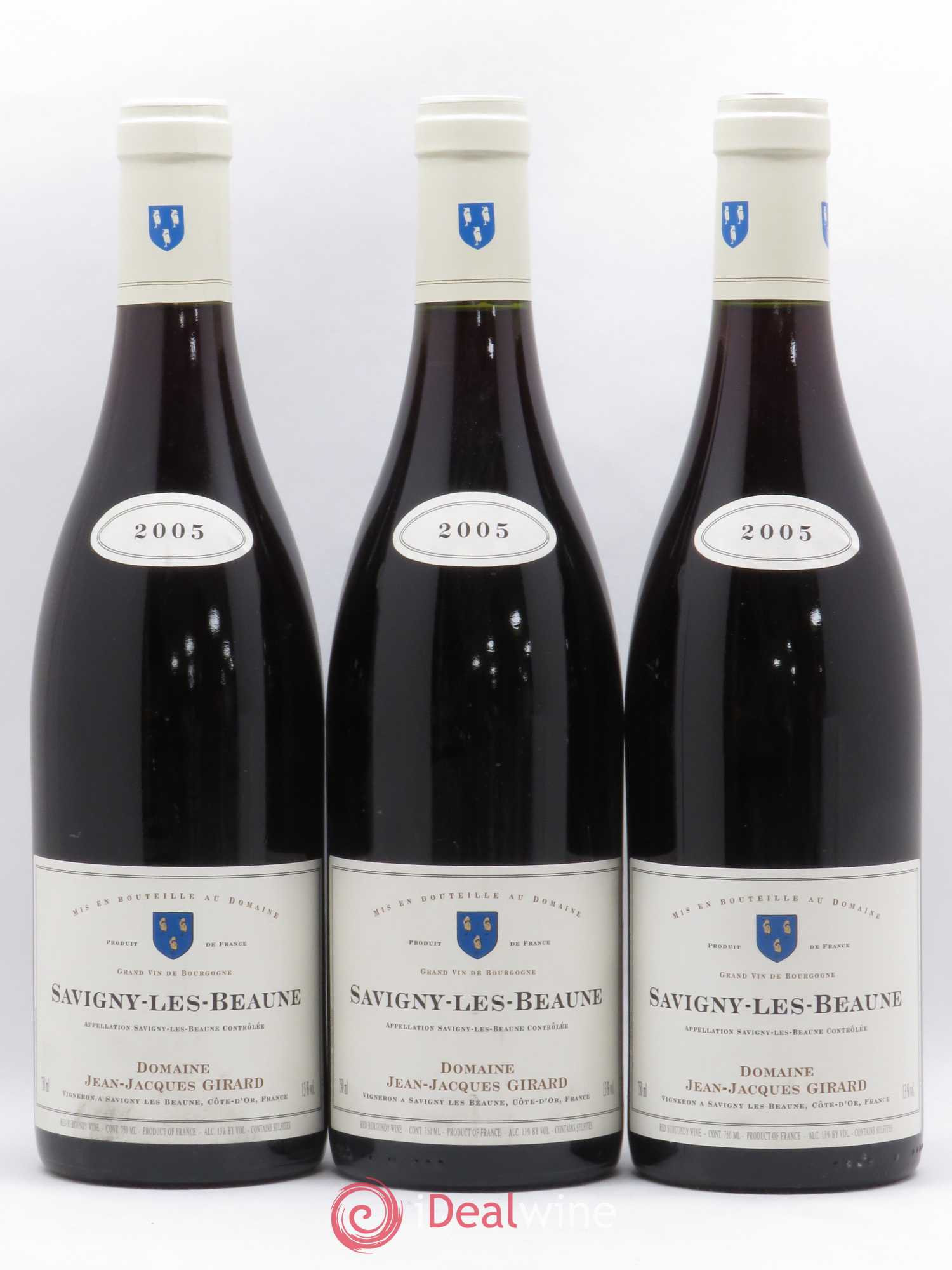 Savigny-lès-Beaune Domaine JJ Girard 2005 - Lot of 3 bottles - 0