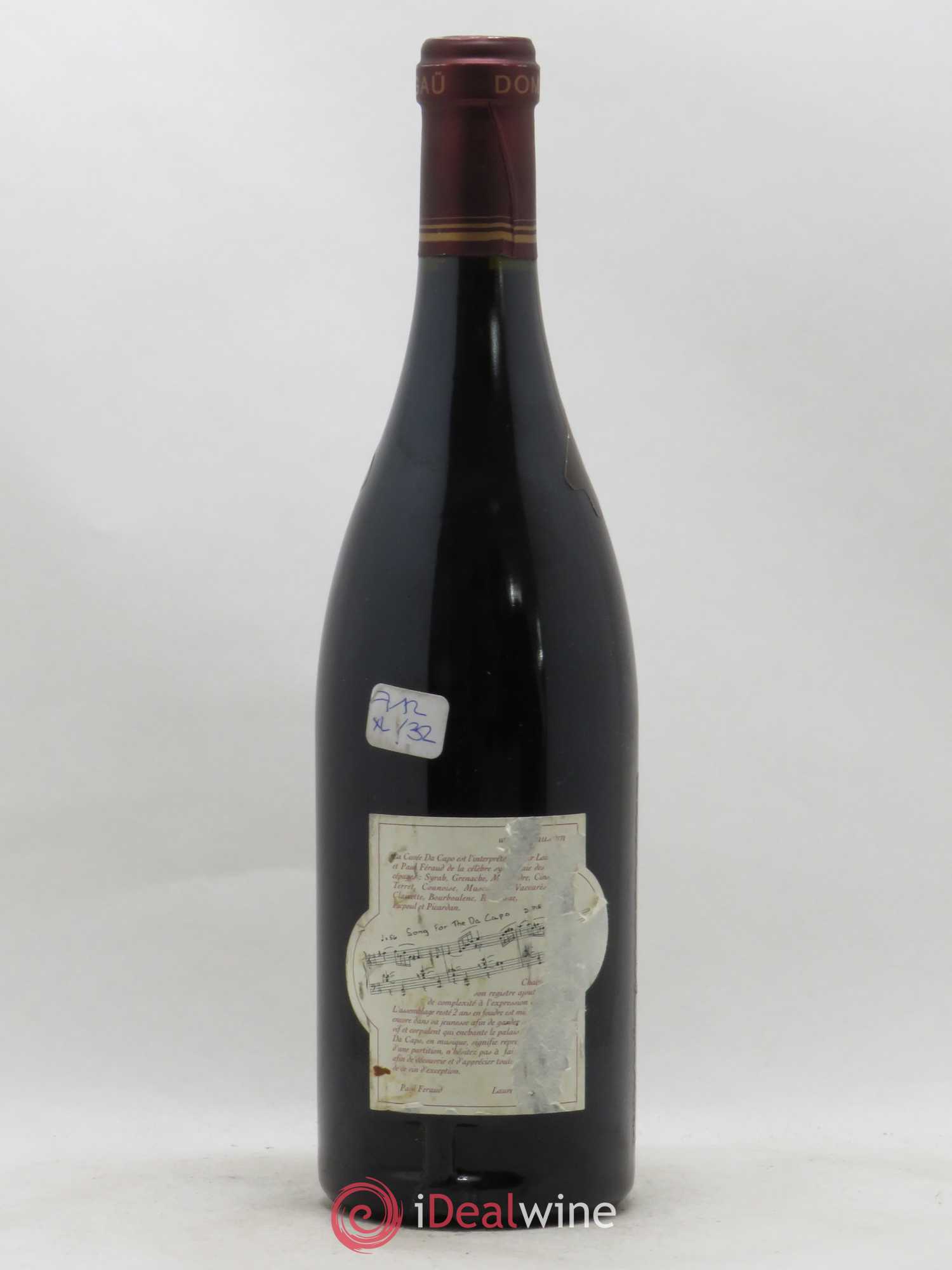 Châteauneuf-du-Pape Domaine du Pégau Cuvée Da Capo Paul et Laurence Féraud 2000 - Lot of 1 bottle - 1