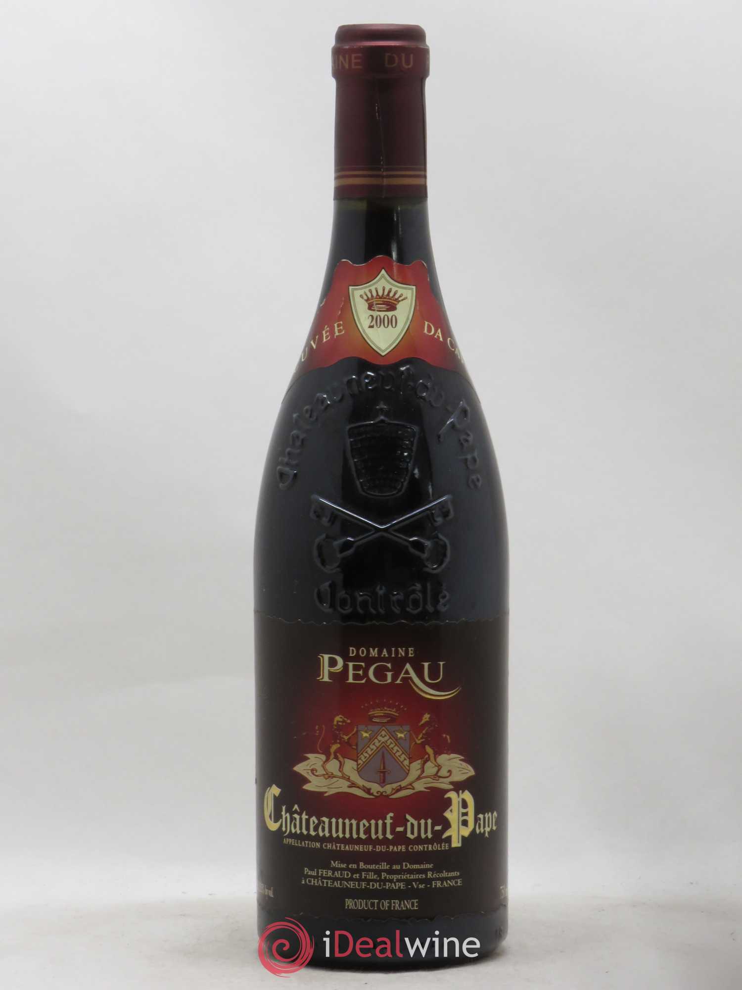 Châteauneuf-du-Pape Domaine du Pégau Cuvée Da Capo Paul et Laurence Féraud 2000 - Lot of 1 bottle - 0