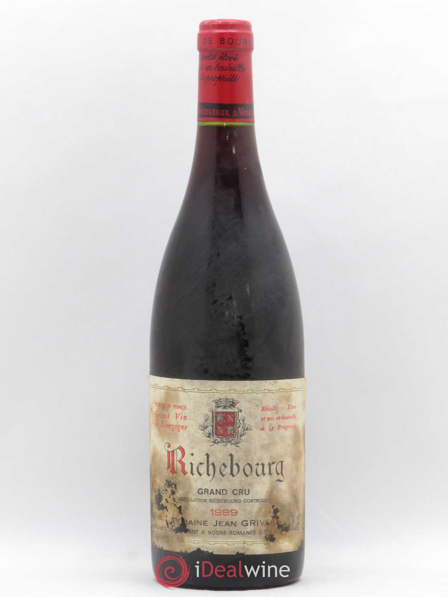 Richebourg Grand Cru Jean Grivot 1989 - Lot de 1 bouteille - 0