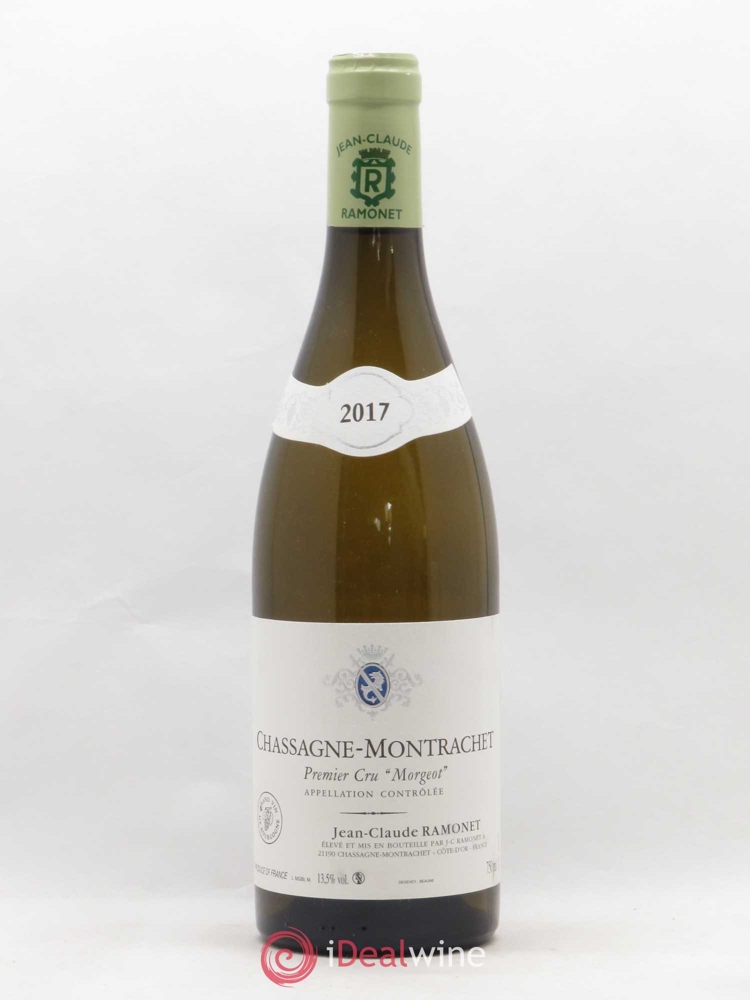 Chassagne-Montrachet 1er Cru Morgeot Ramonet (Domaine) 2017 - Lot de 1 bouteille - 0