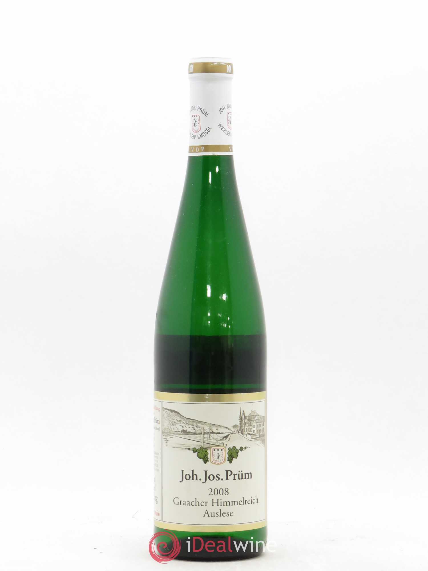 Riesling Joh. Jos. Prum Graacher Himmelreich Auslese 2008 - Lot de 1 bouteille - 0