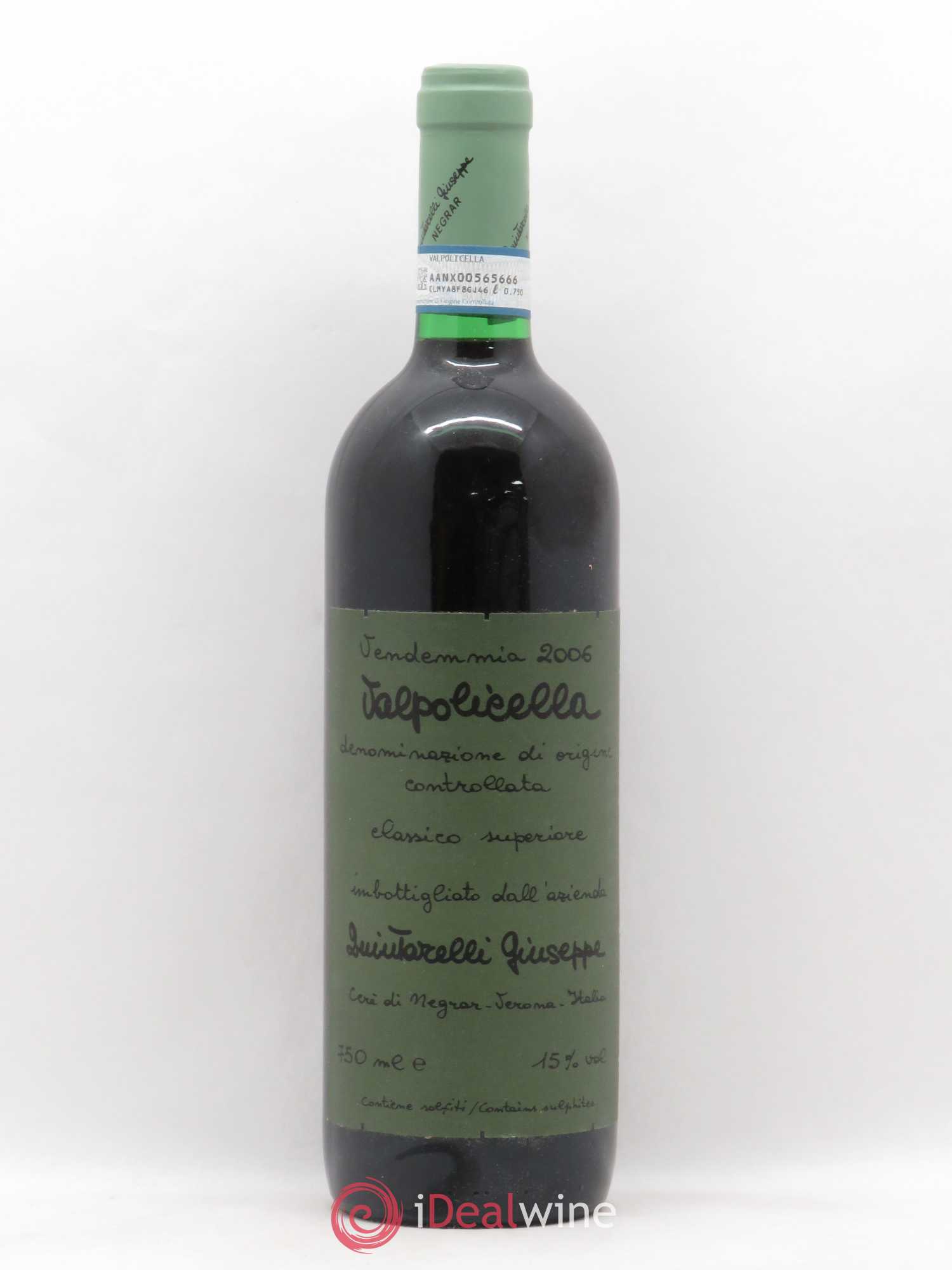 Valpolicella Classico Superiore Giuseppe Quintarelli 2006 - Lot of 1 bottle - 0