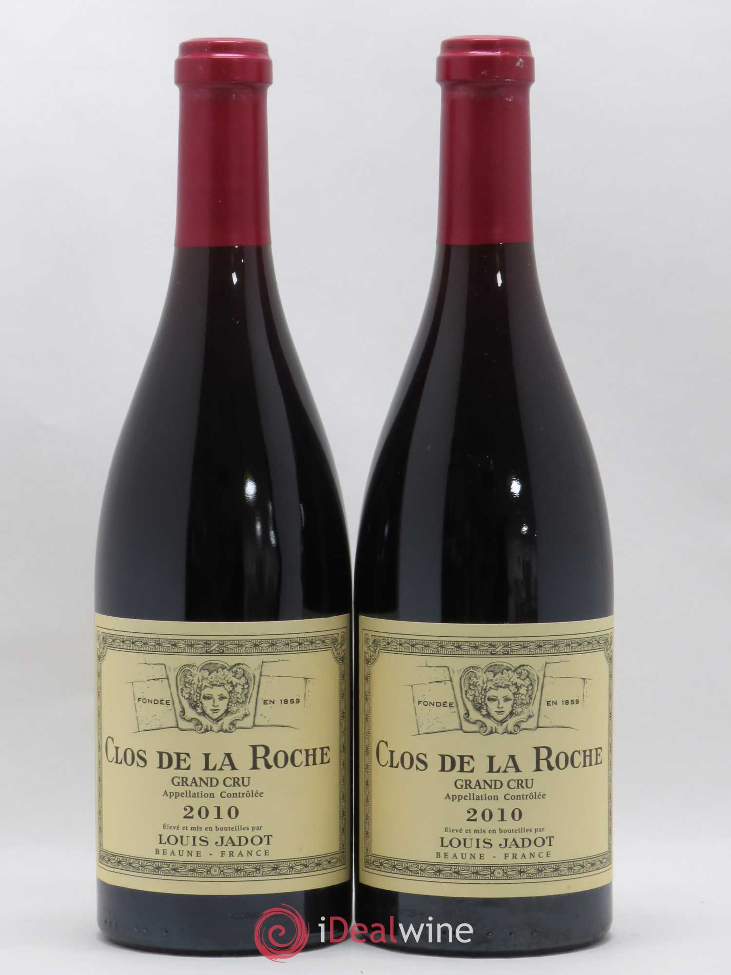 Clos de la Roche Grand Cru Maison Louis Jadot 2010 - Lot of 2 bottles - 0