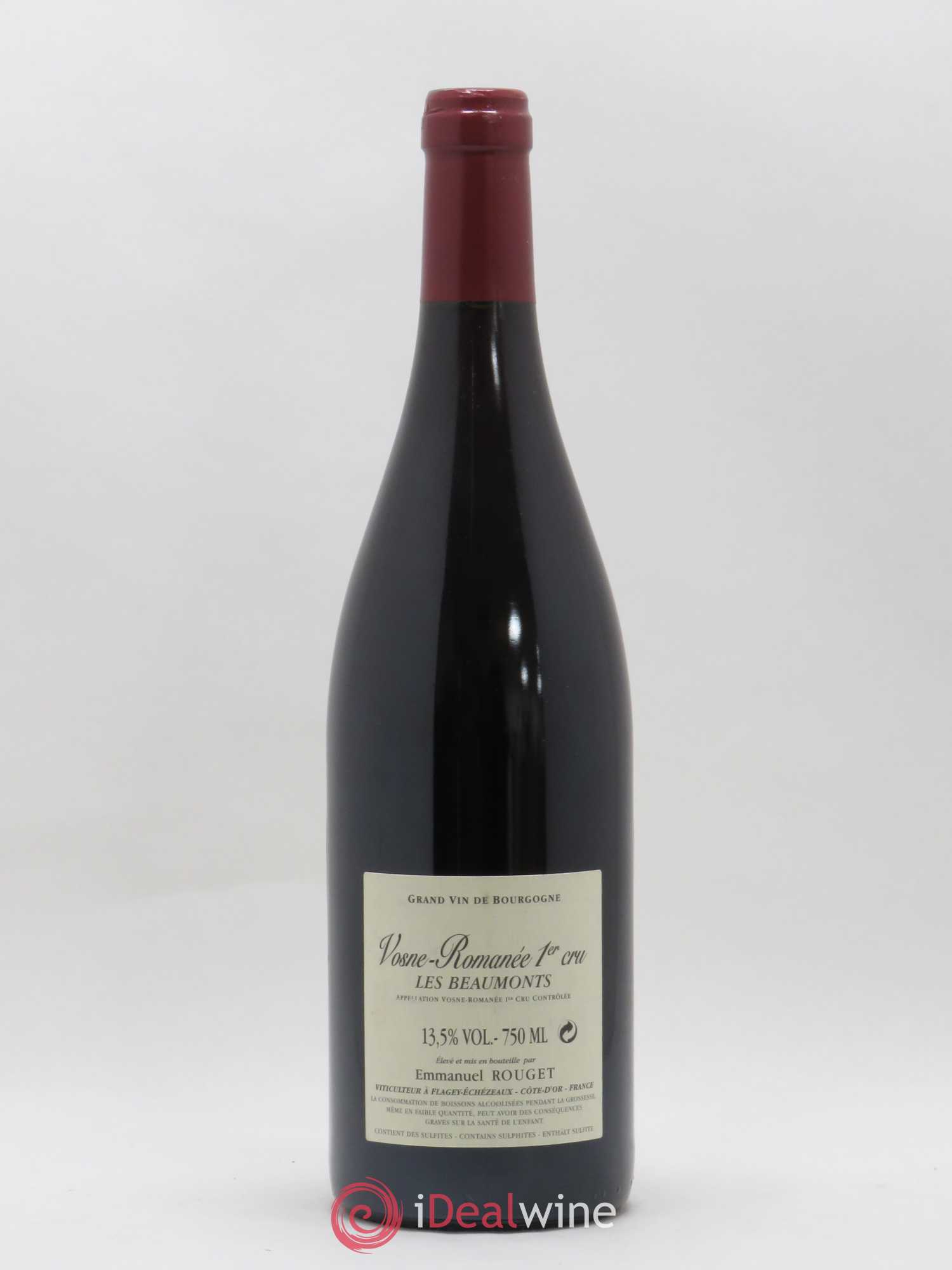 Vosne-Romanée 1er Cru Les Beaumonts Emmanuel Rouget 2009 - Lot of 1 bottle - 1