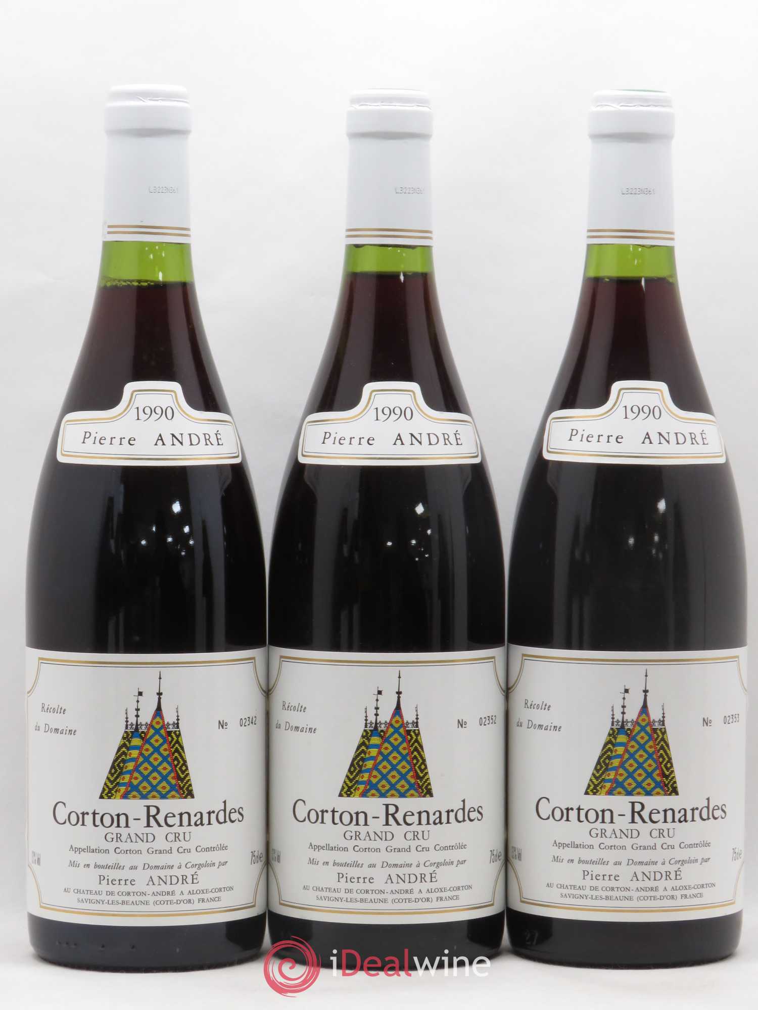 Corton Grand Cru Renardes Pierre Andre Château de Corton-André 1990 - Lot of 6 bottles - 2