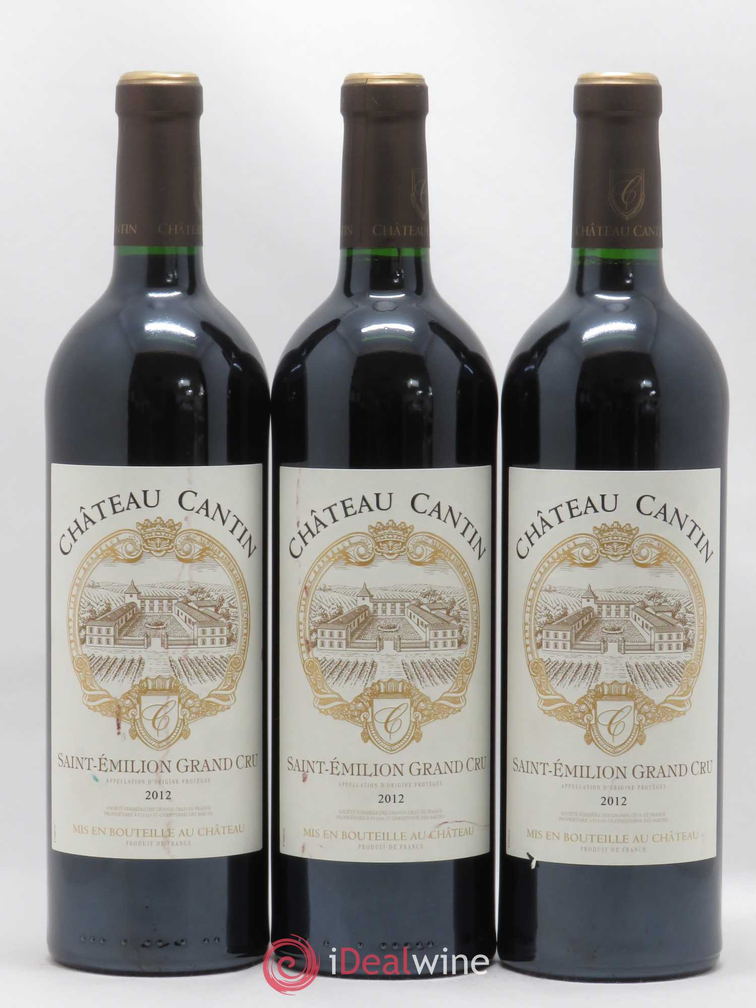 Château Cantin  (sans prix de réserve) 2012 - Lot de 6 bouteilles - 2