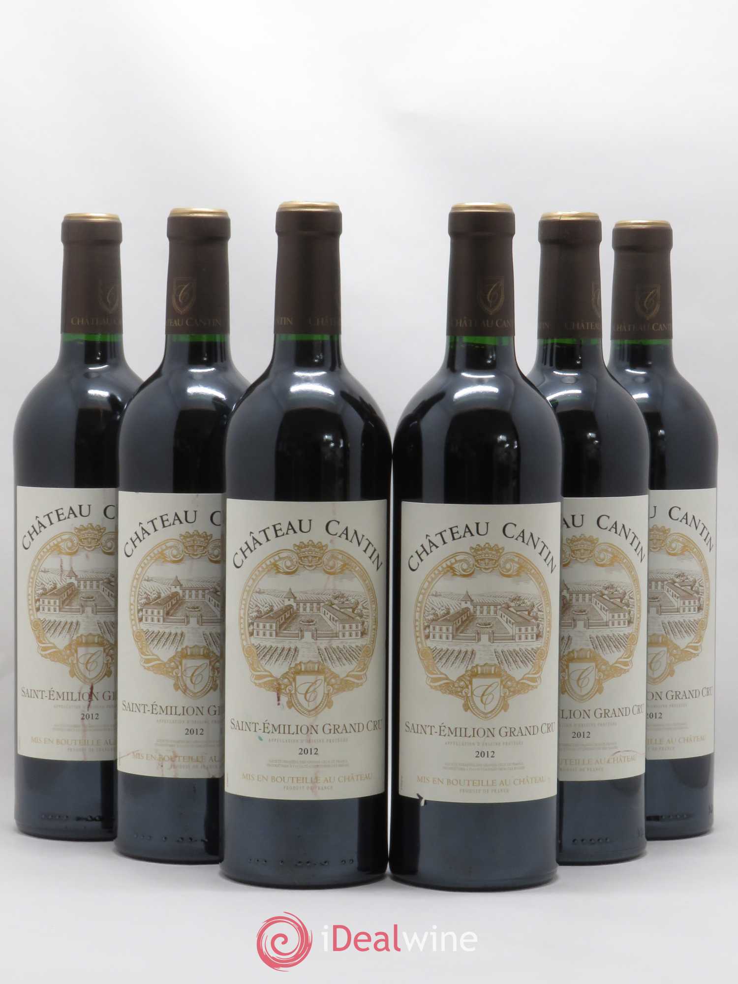 Château Cantin  (sans prix de réserve) 2012 - Lot de 6 bouteilles - 0