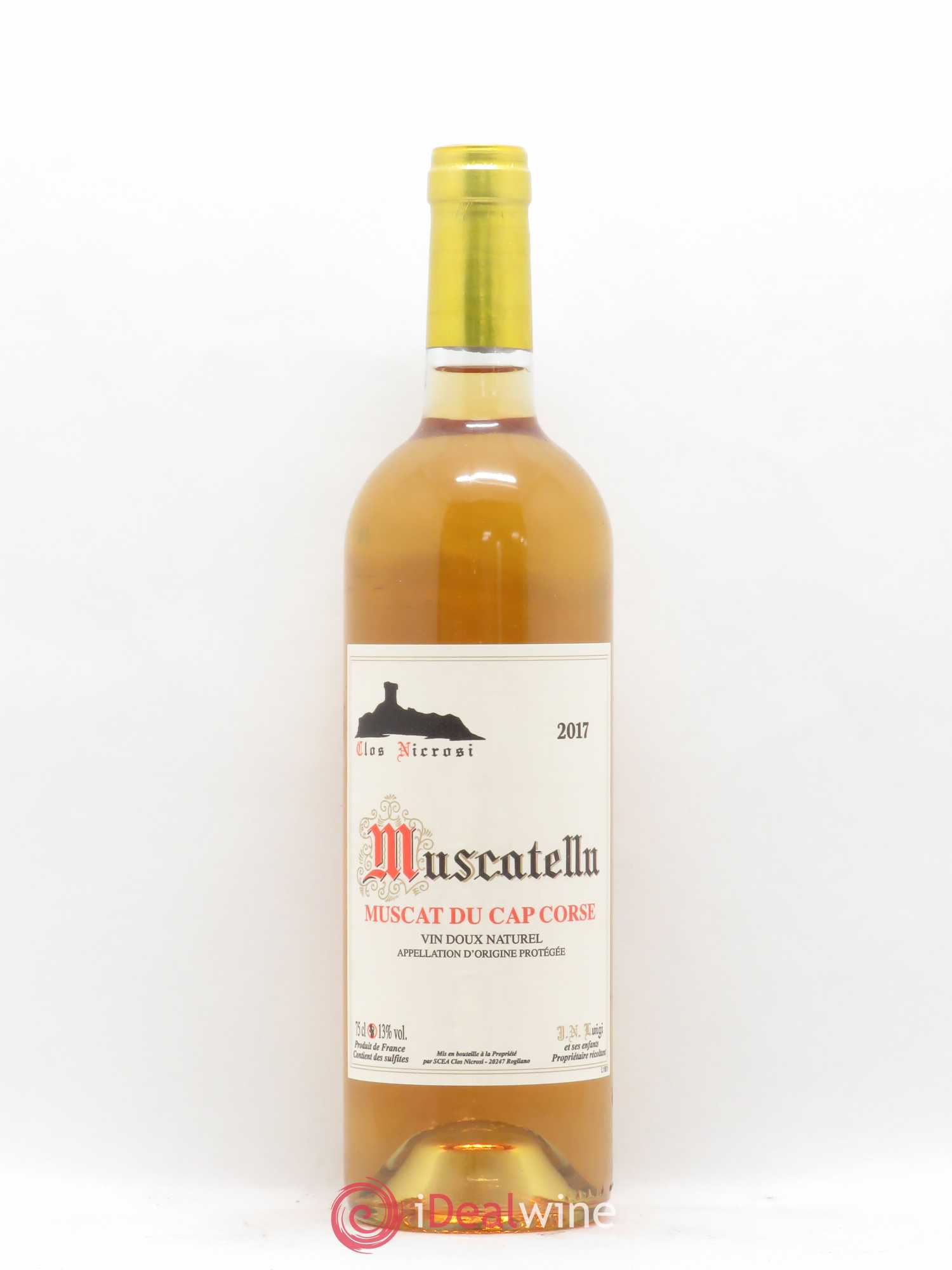 Muscat du Cap Corse Muscatellu Clos Nicrosi Muscat du Cap Corse Muscatella Clos Nicrosi 2017 - Lot de 1 bouteille - 0