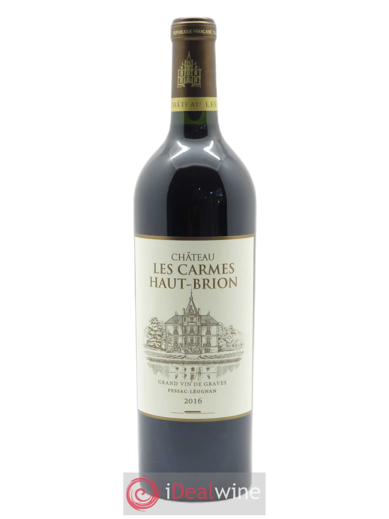 Château Les Carmes Haut-Brion 2016 - Lot de 1 bouteille - 0