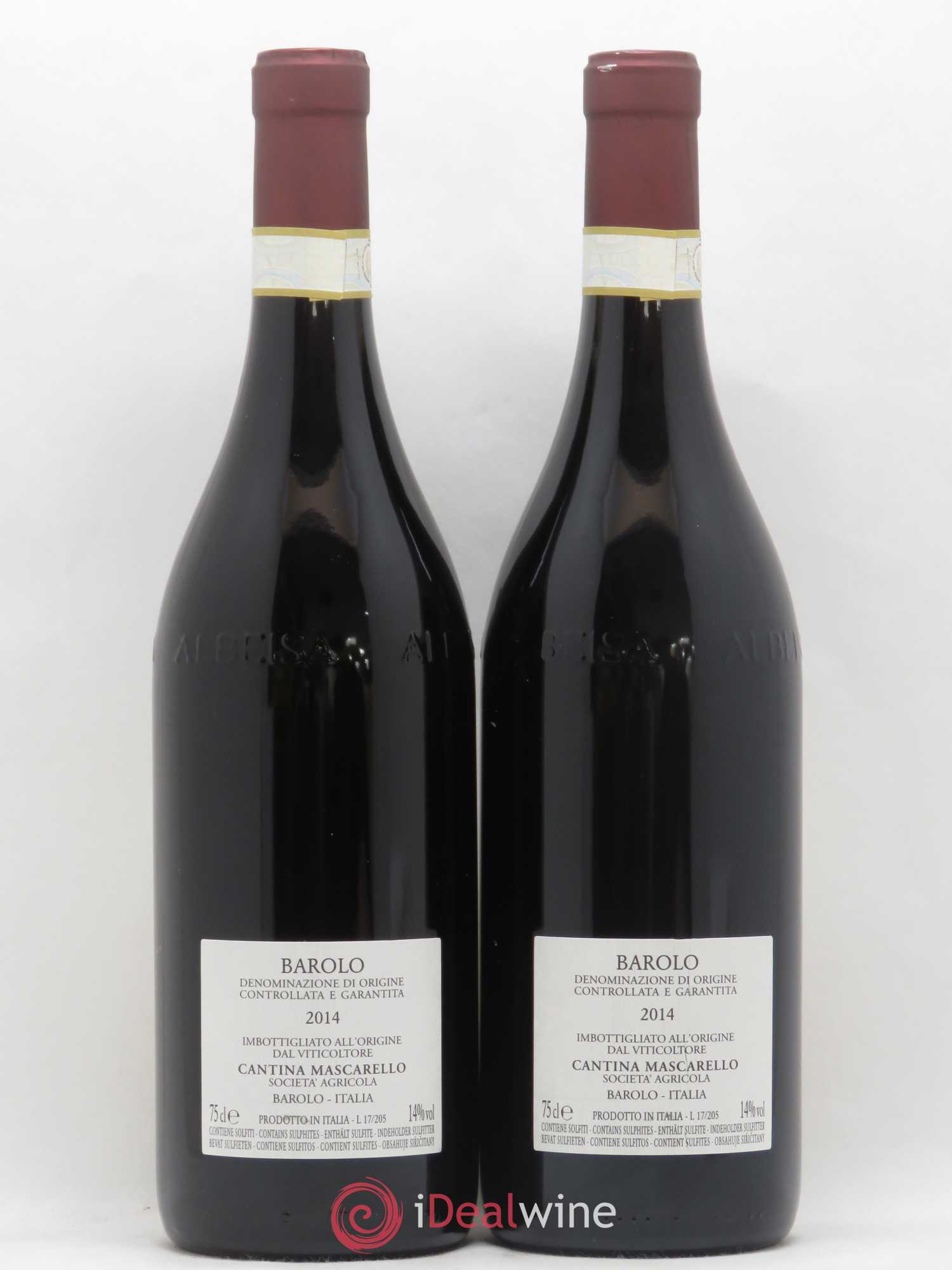 Barolo DOCG Bartolo Mascarello 2014 - Lot of 2 bottles - 1