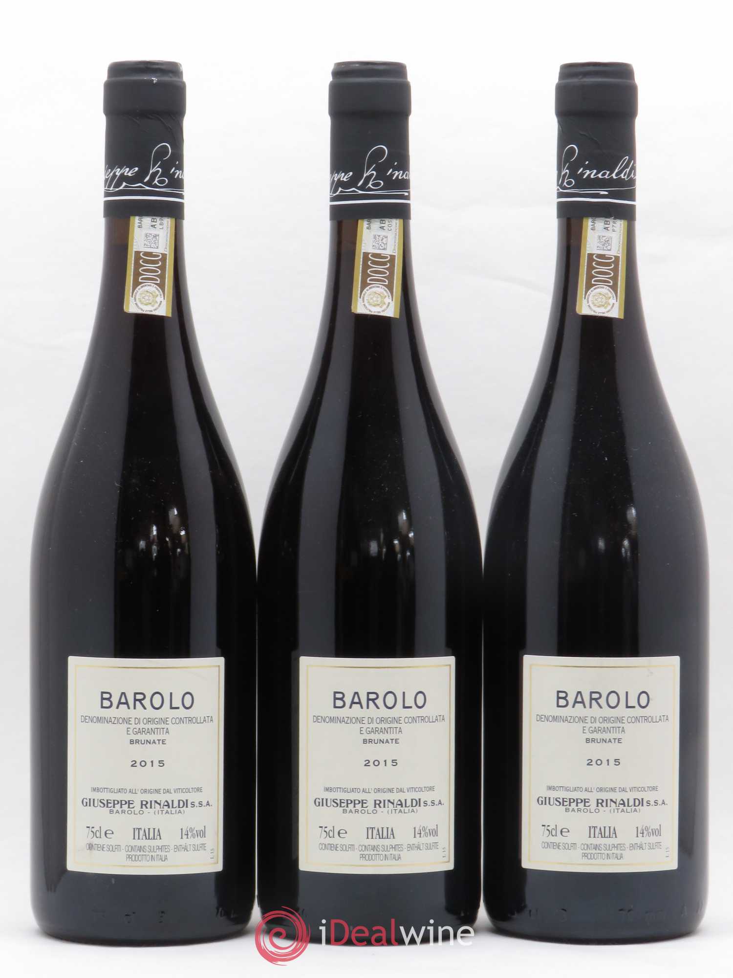 Barolo DOCG Brunate  Giuseppe Rinaldi 2015 - Lot of 12 bottles - 8