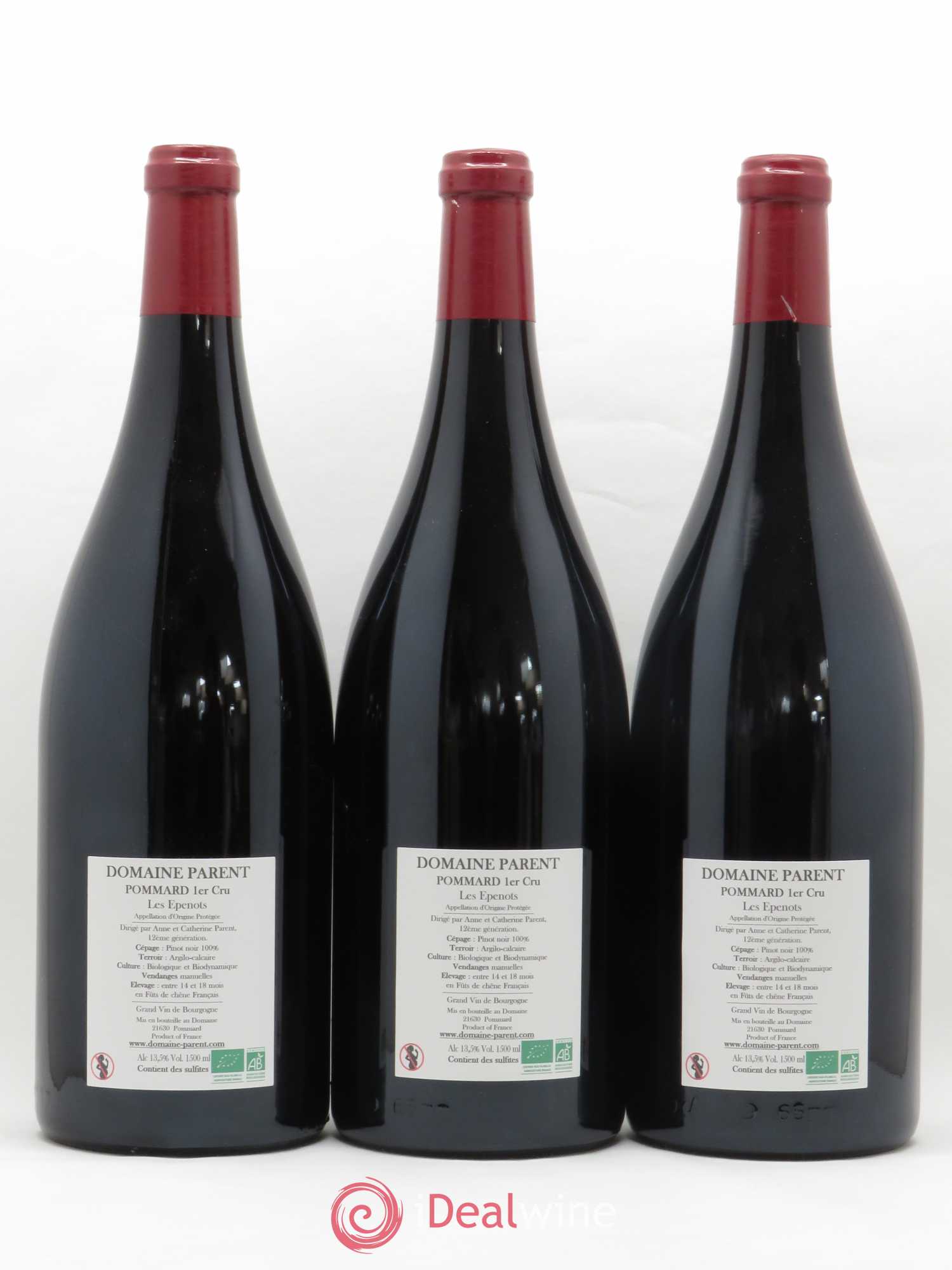 Pommard 1er Cru Les Epenots Parent (Domaine) 2017 - Lot de 3 magnums - 1