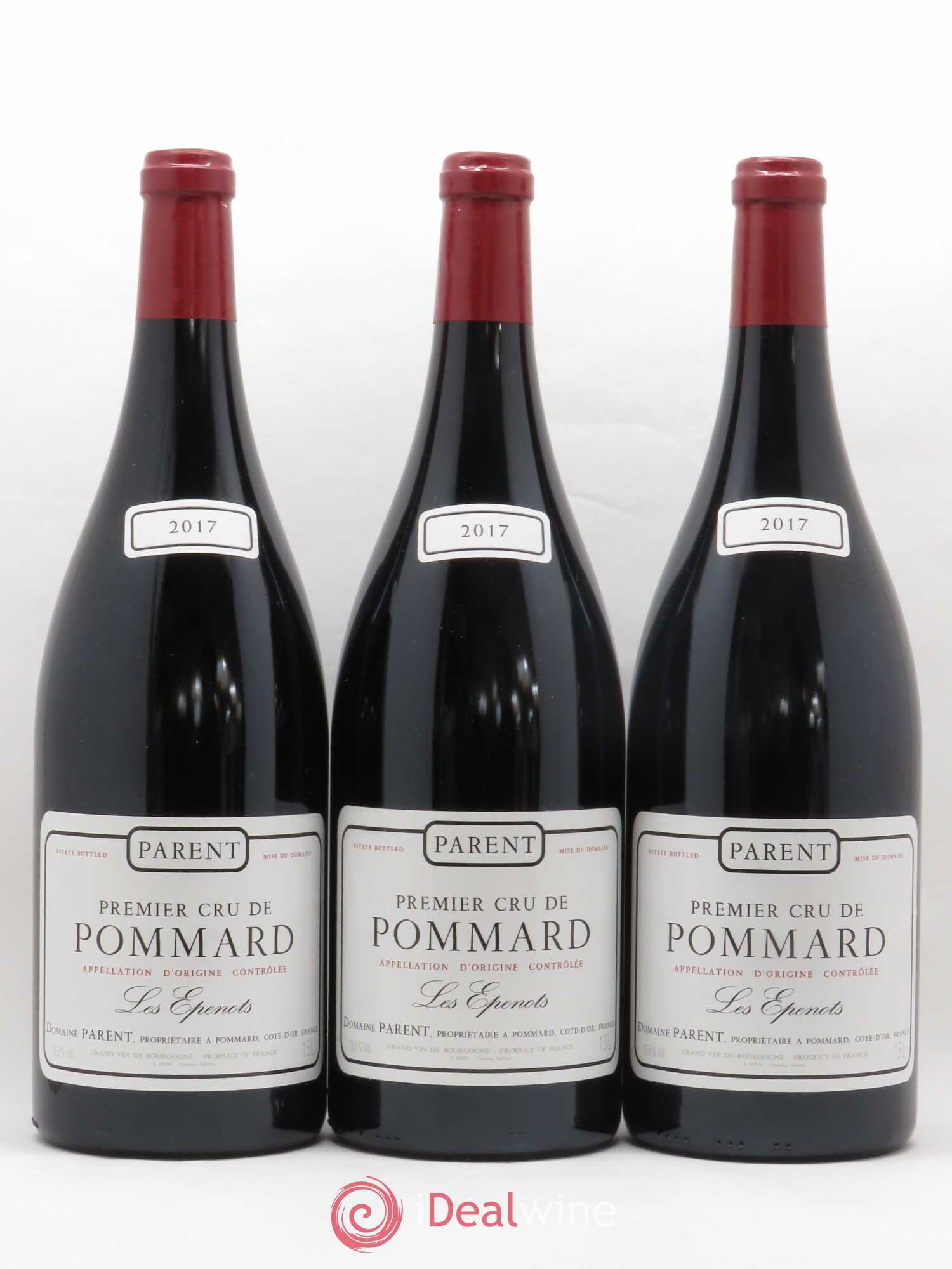 Pommard 1er Cru Les Epenots Parent (Domaine) 2017 - Lot de 3 magnums - 0